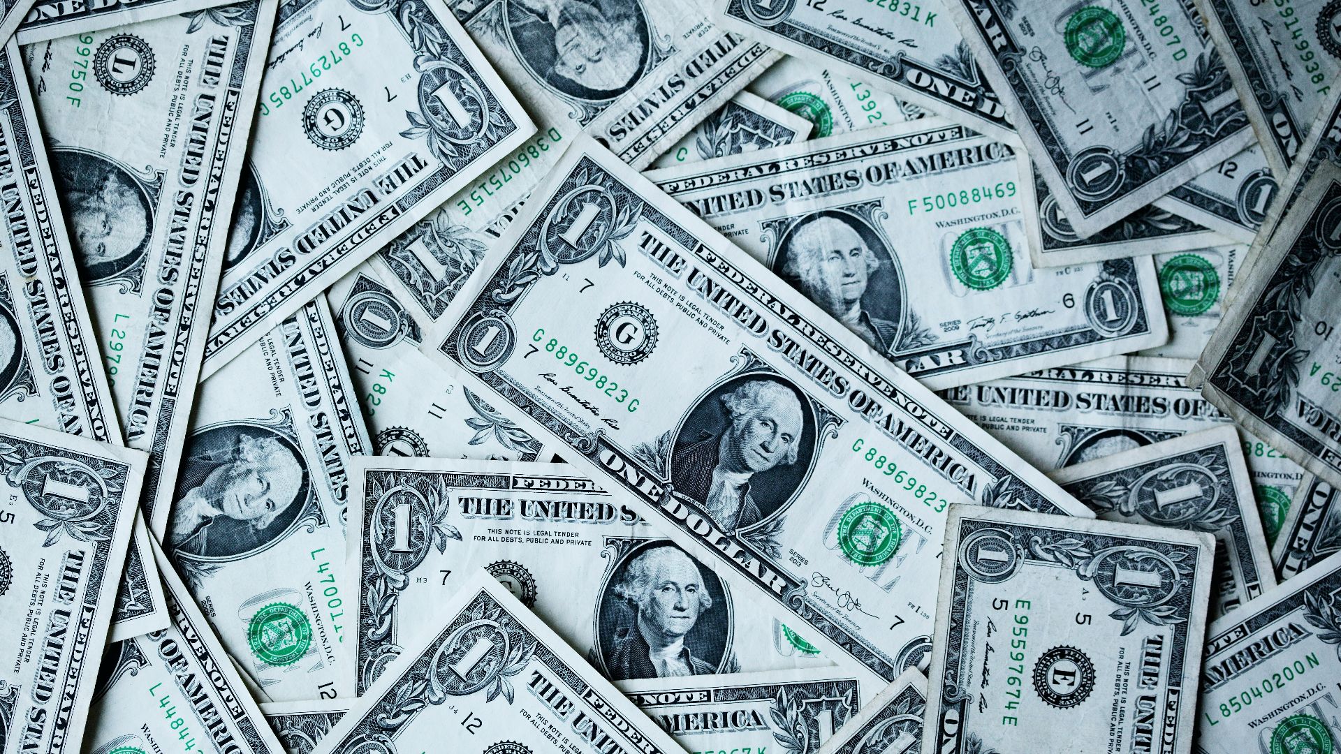 1 U.S.A dollar banknotes