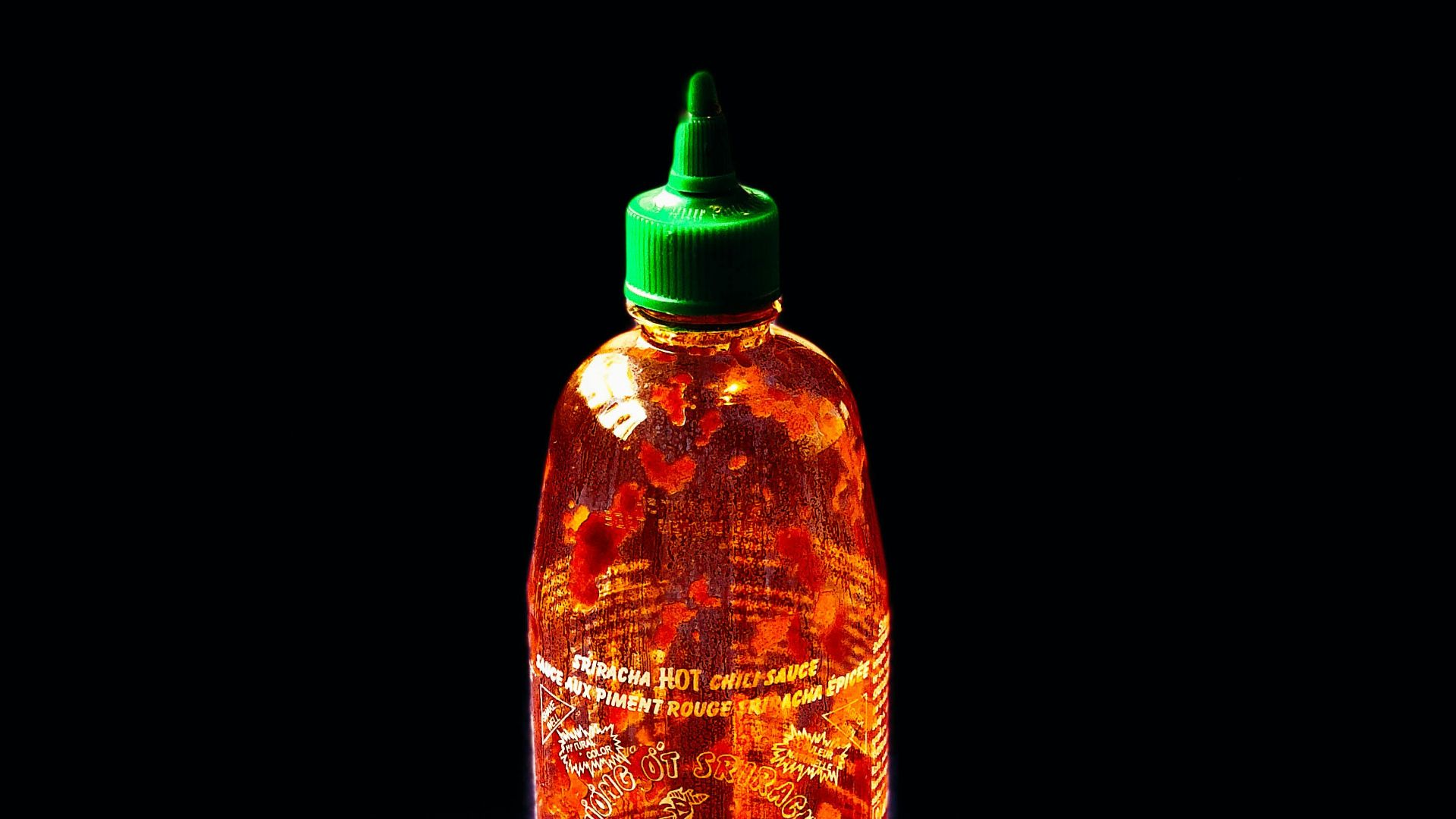 clear glass bottle