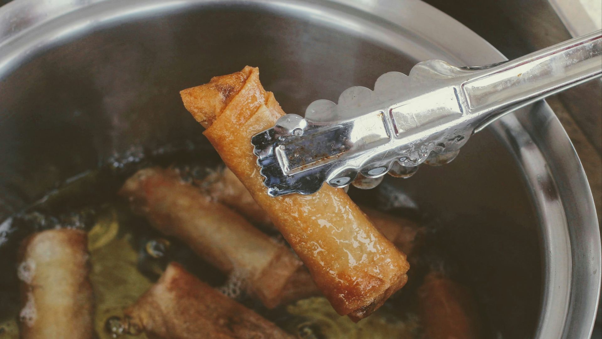 stainless steel fork on stainless steel round plate