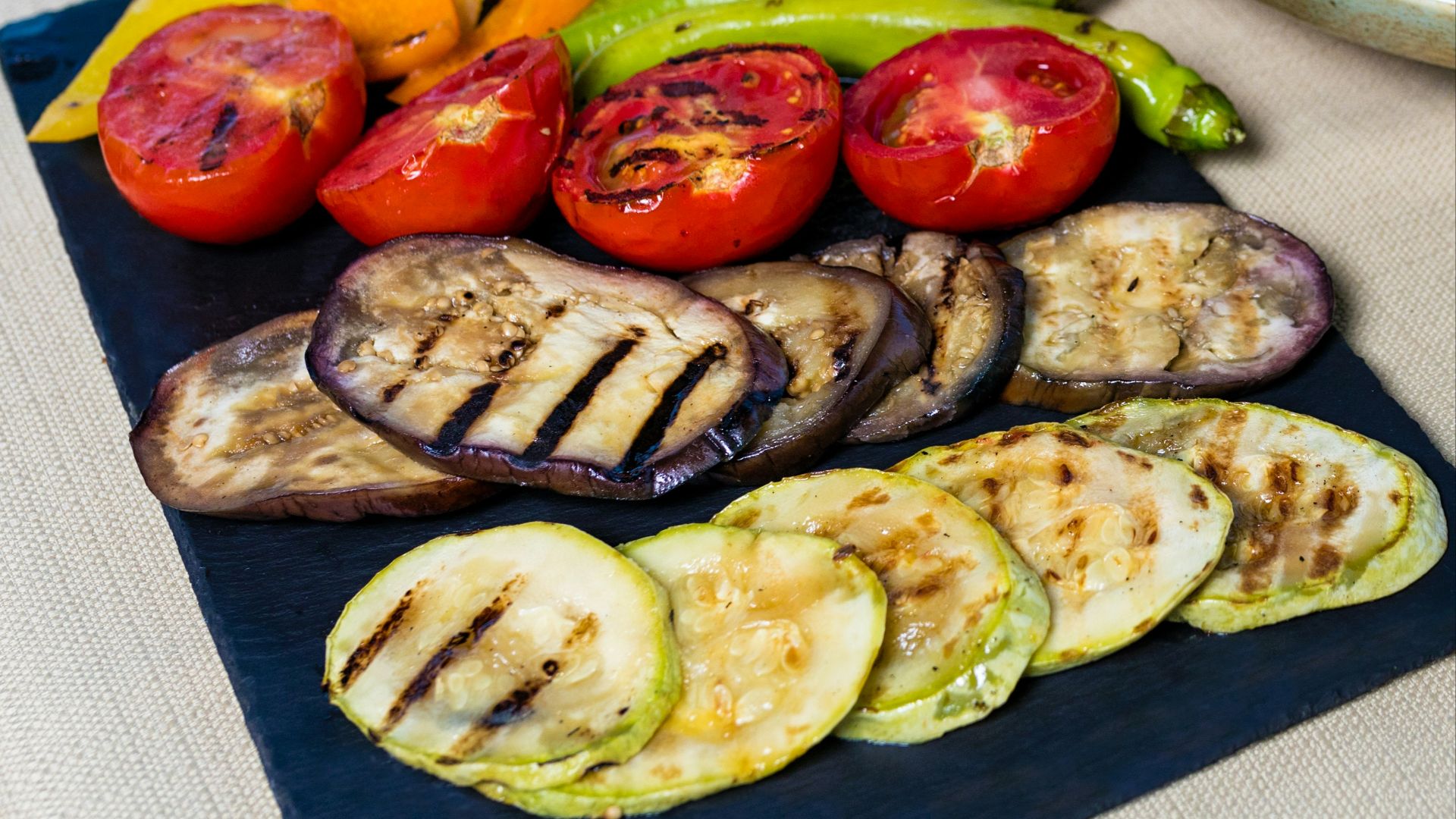 sliced vegetables on green ceramic plate