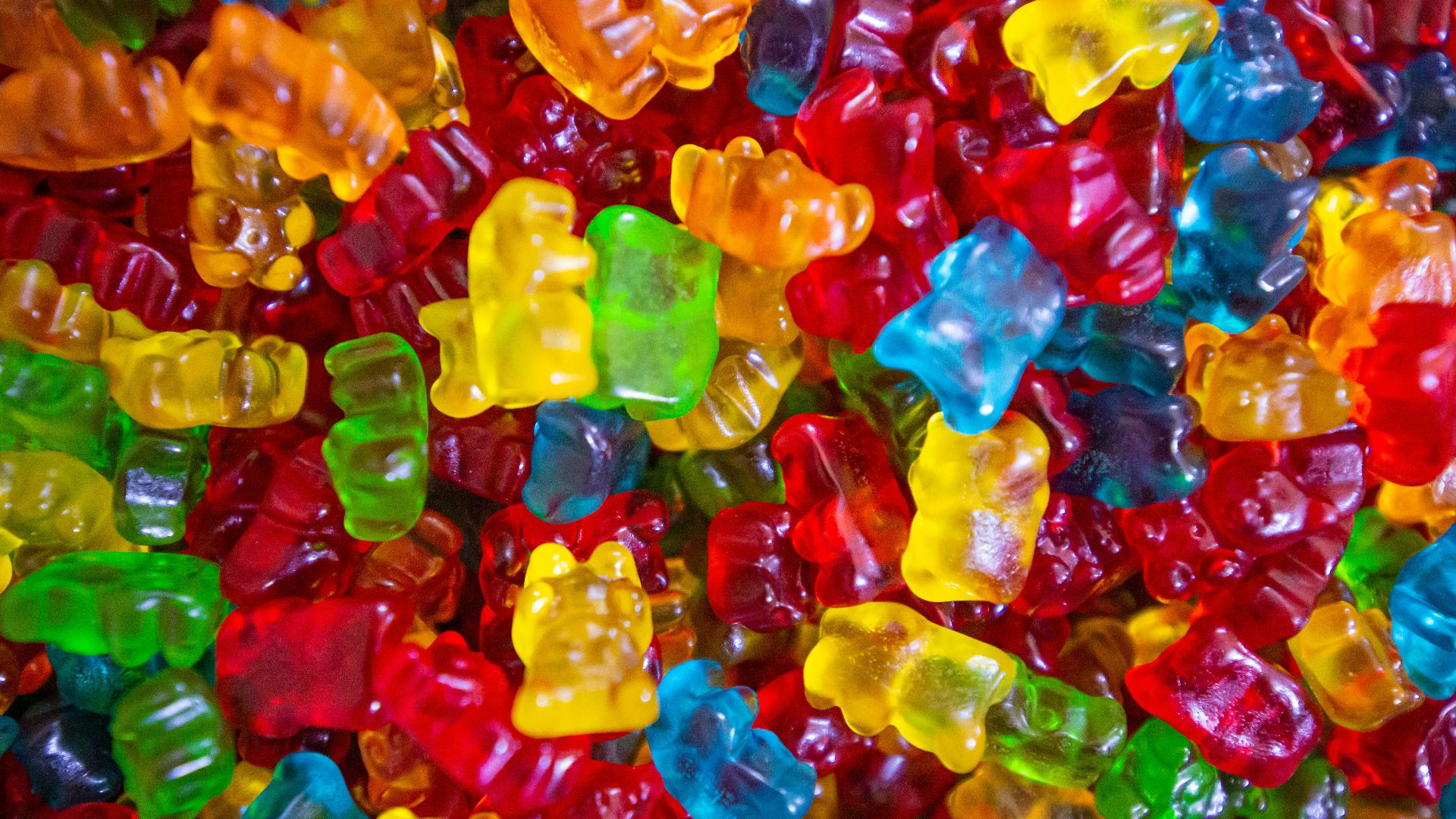 yellow green and red plastic beads