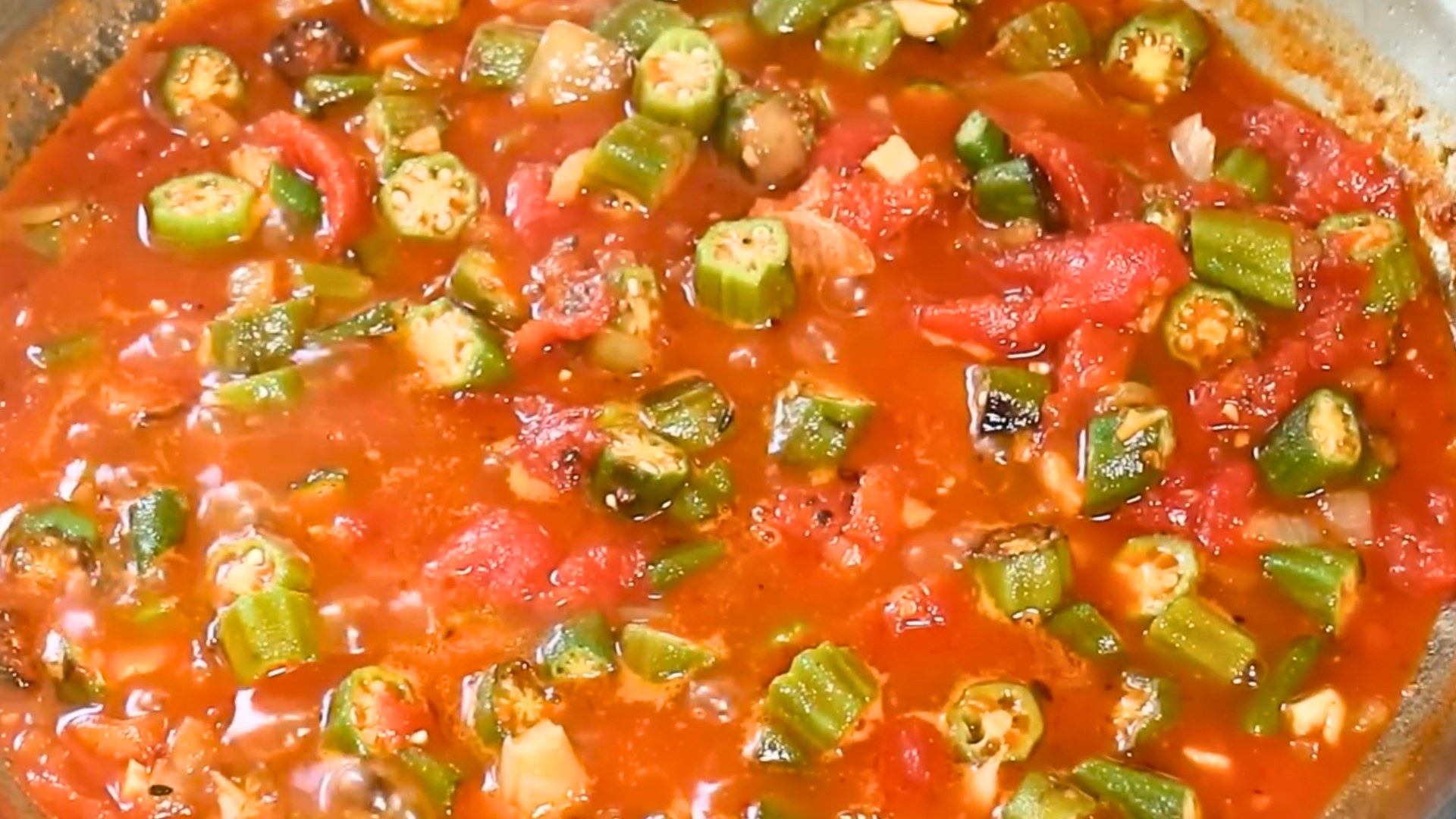 Indian Spiced Okra & Tomato Stew