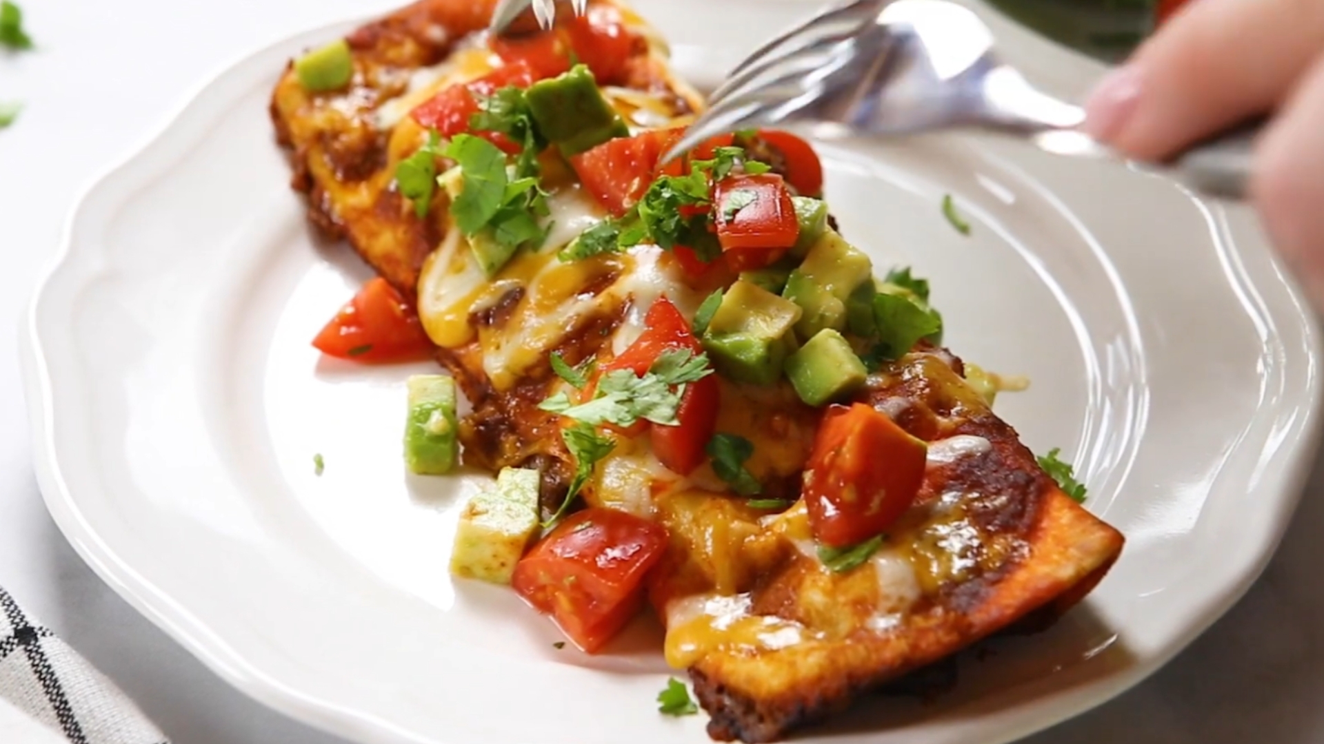 Sweet Potato & Black Bean Enchiladas (2)