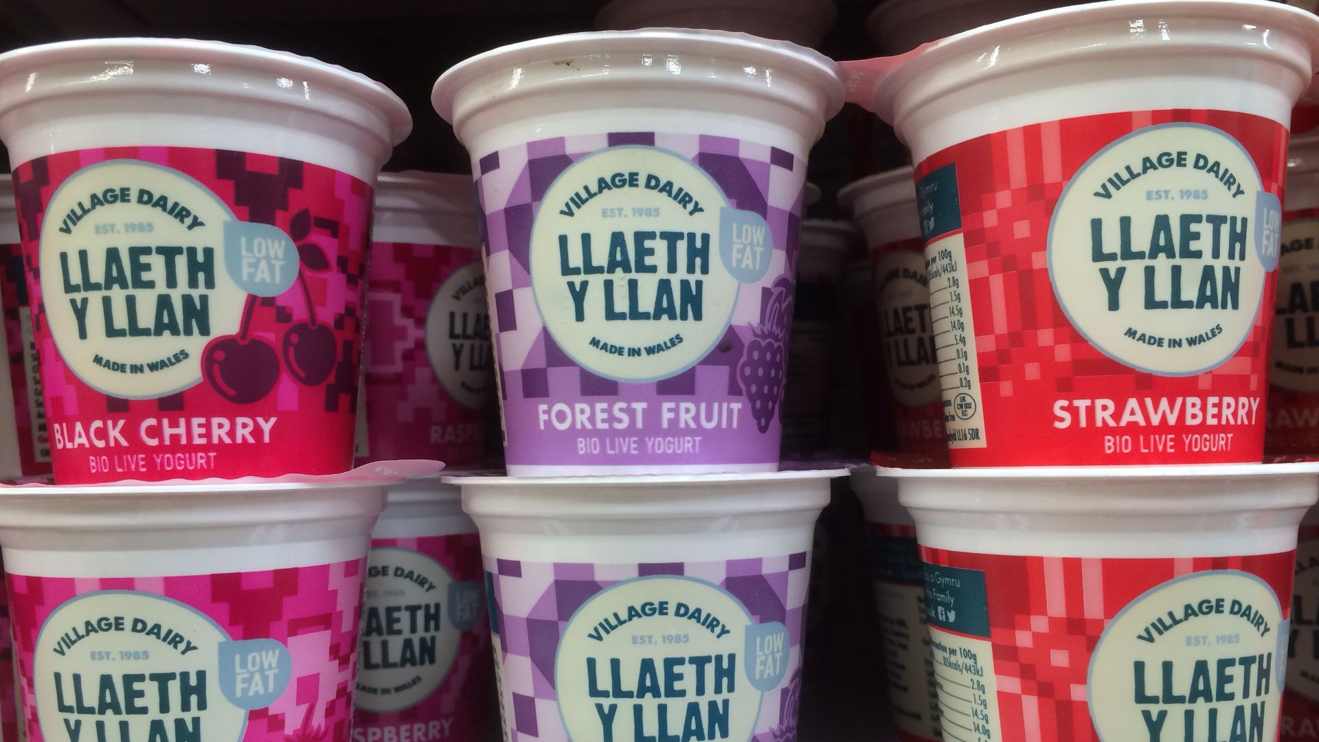 File:Llaeth y Llan, Village Dairy yogurt.jpg