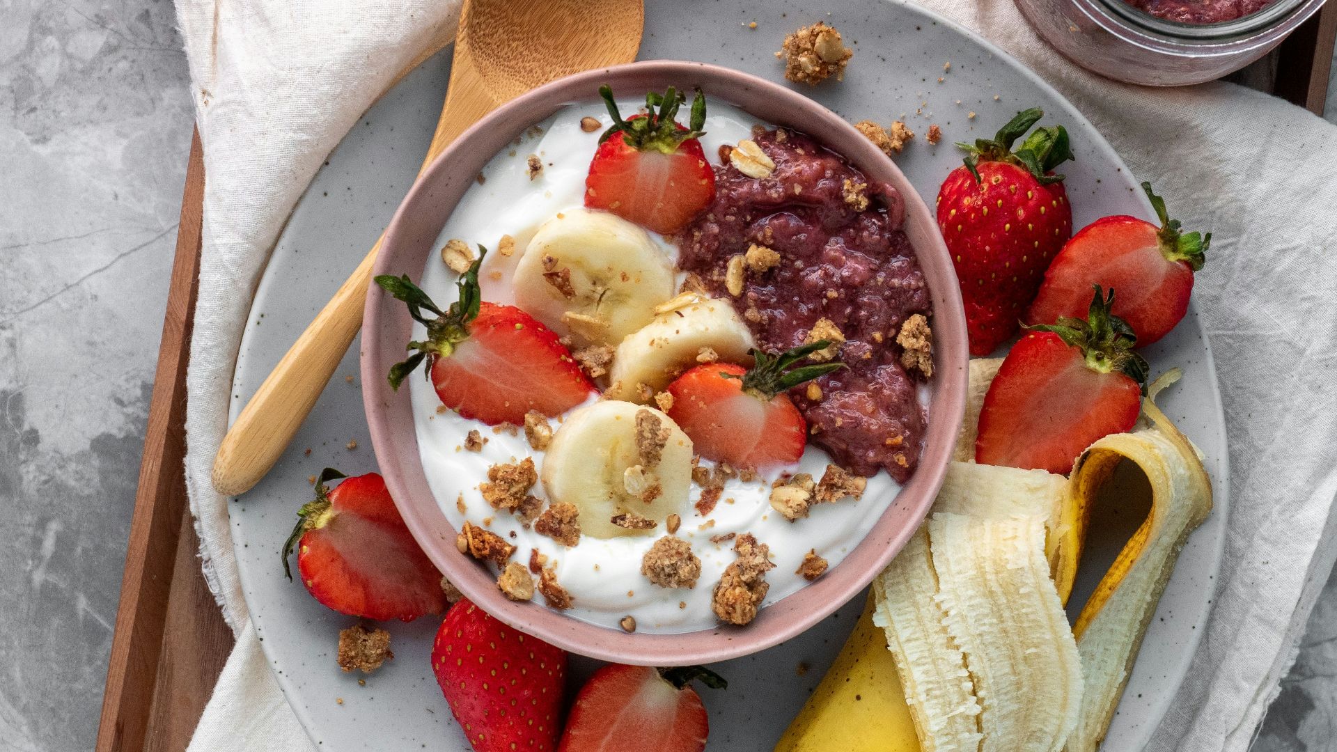 sliced fruits on white ceramic plate