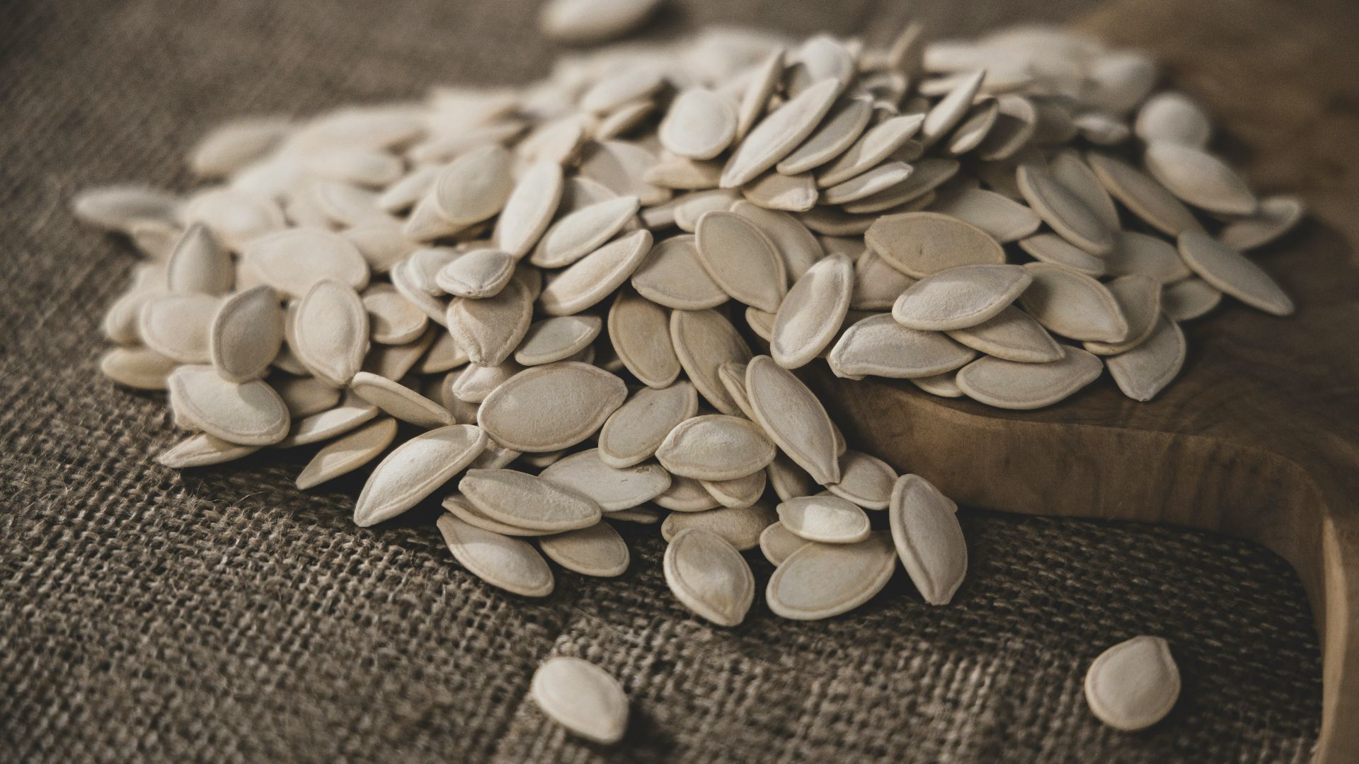brown seeds on brown wooden surface