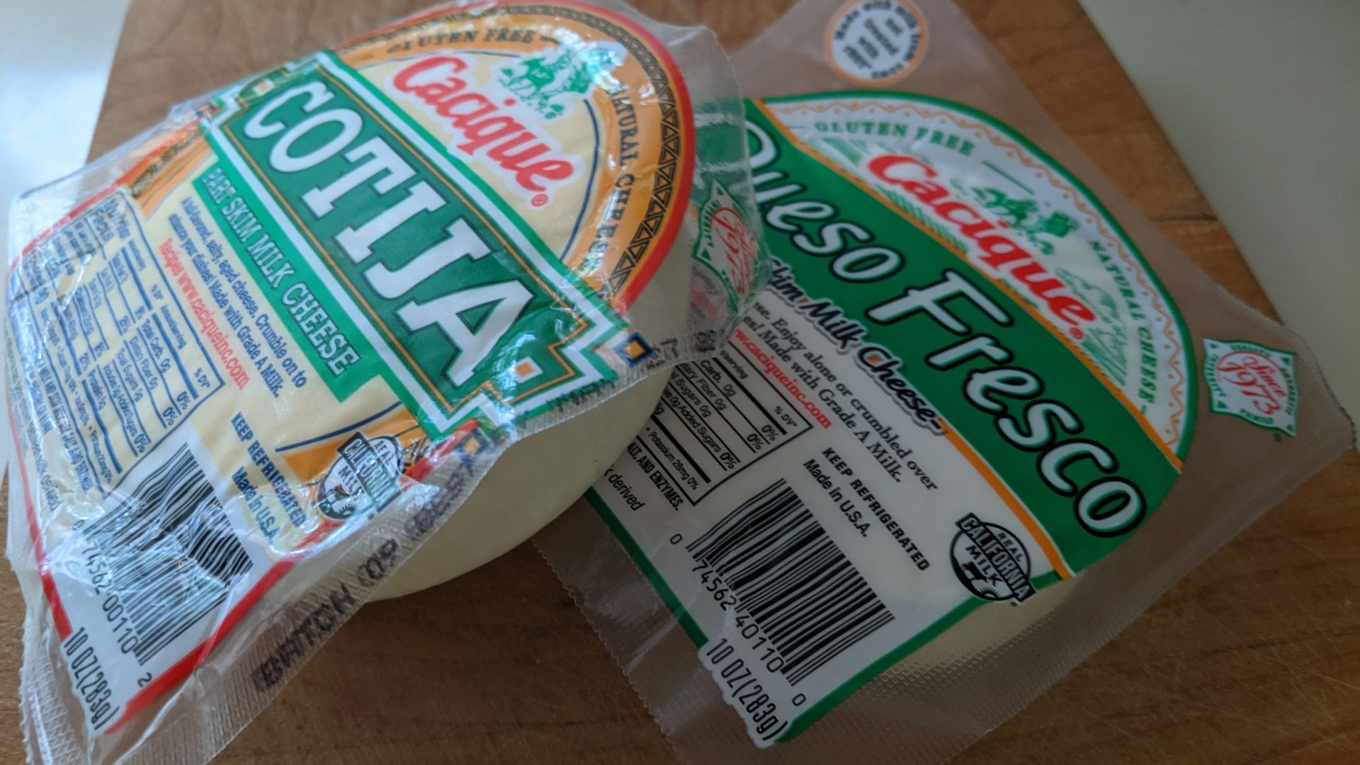 File:Cacique cotija and queso fresco.jpg