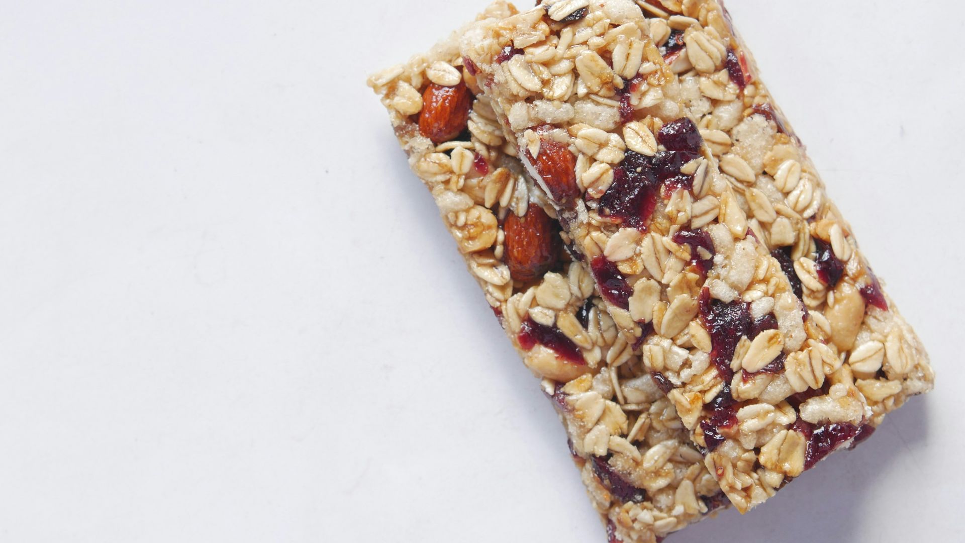 a bar of granola sitting on top of a table