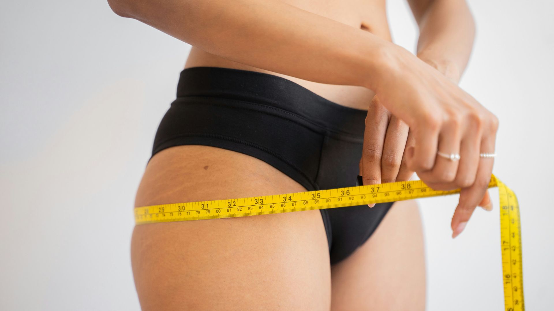 topless woman with black panty