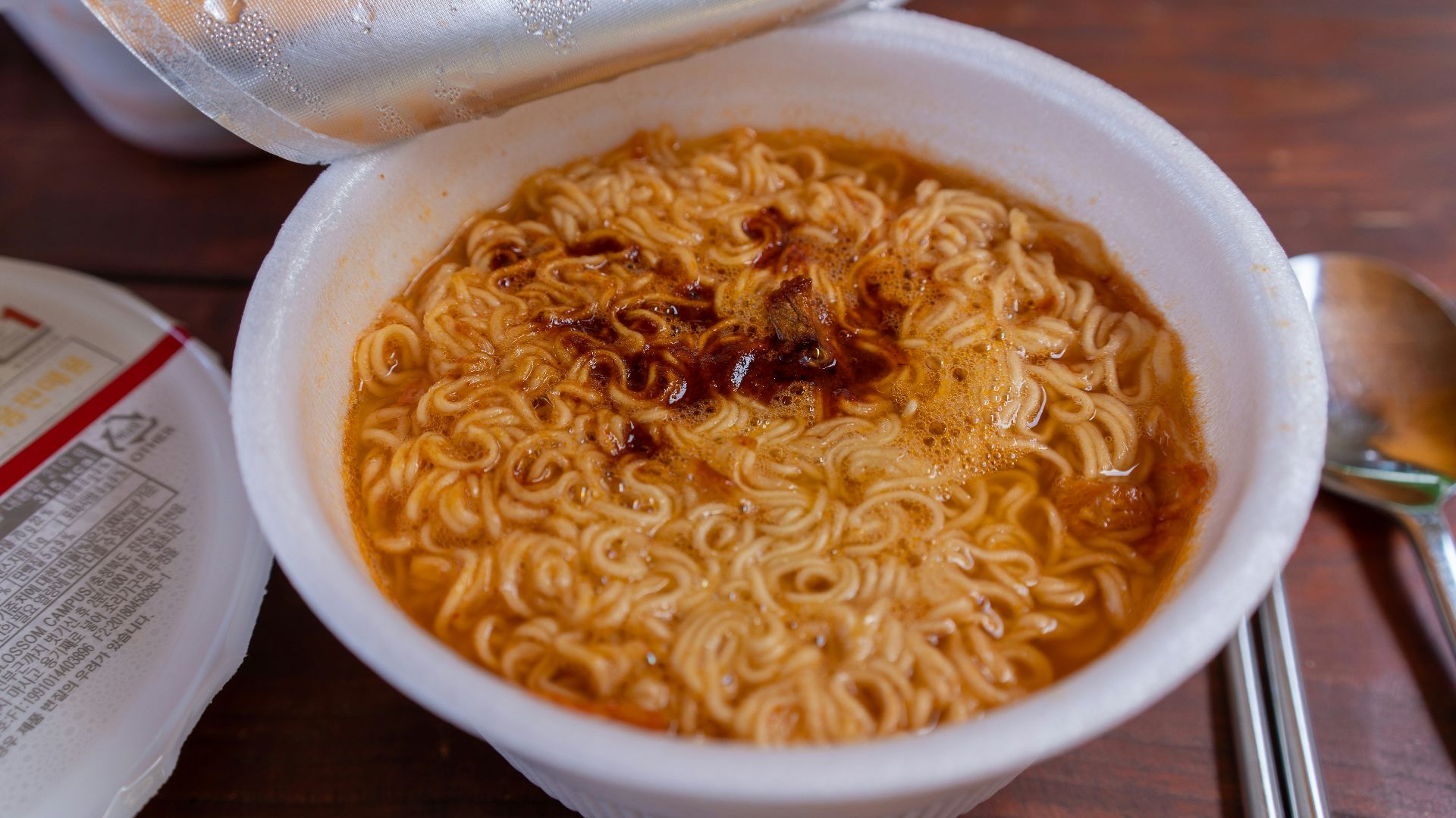 white ceramic bowl with noodles