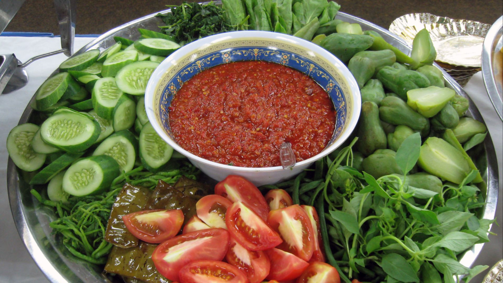 File:Lalab platter and Sambal.jpg