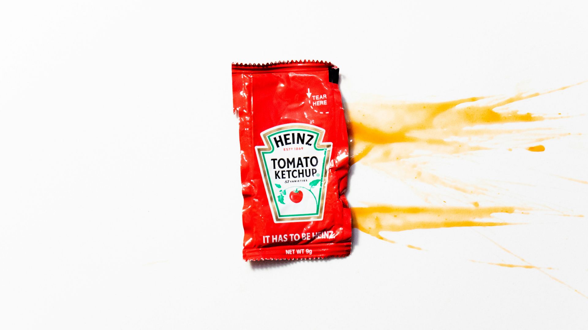 red and white plastic pack