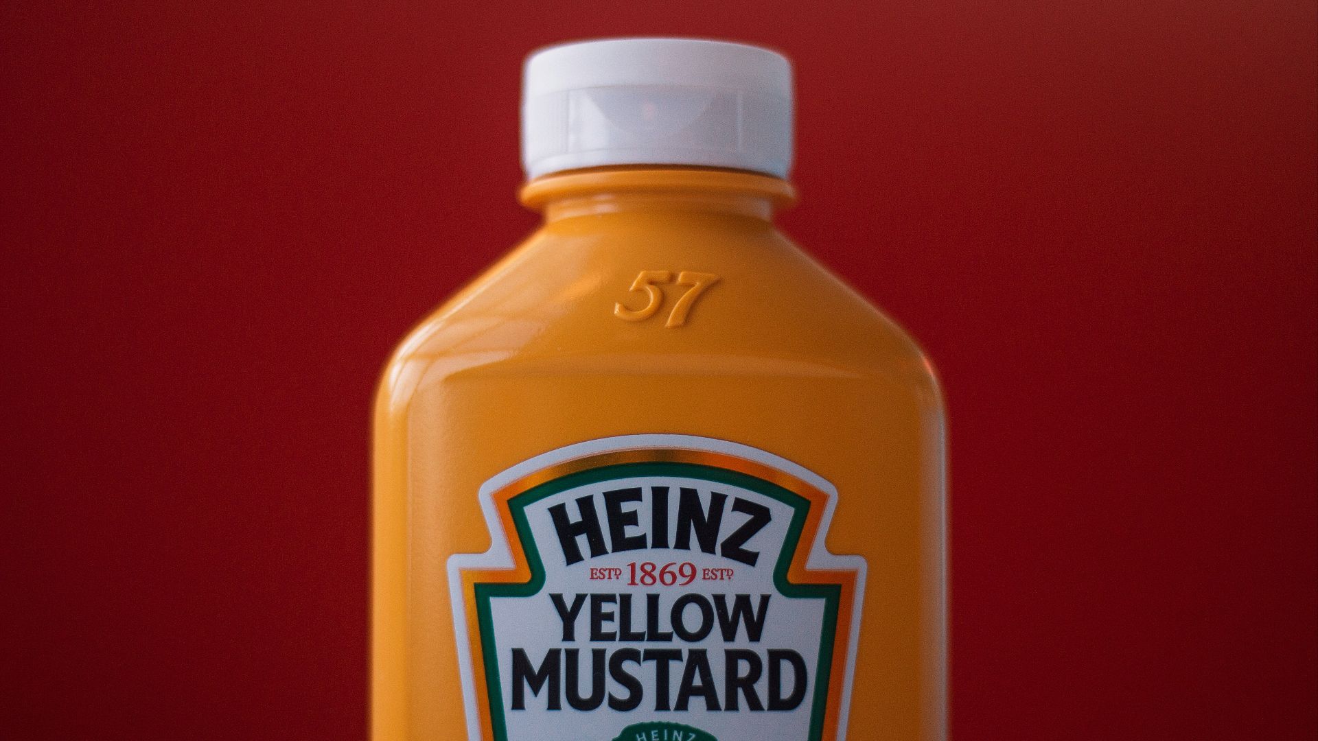 Heinz yellow mustard bottle