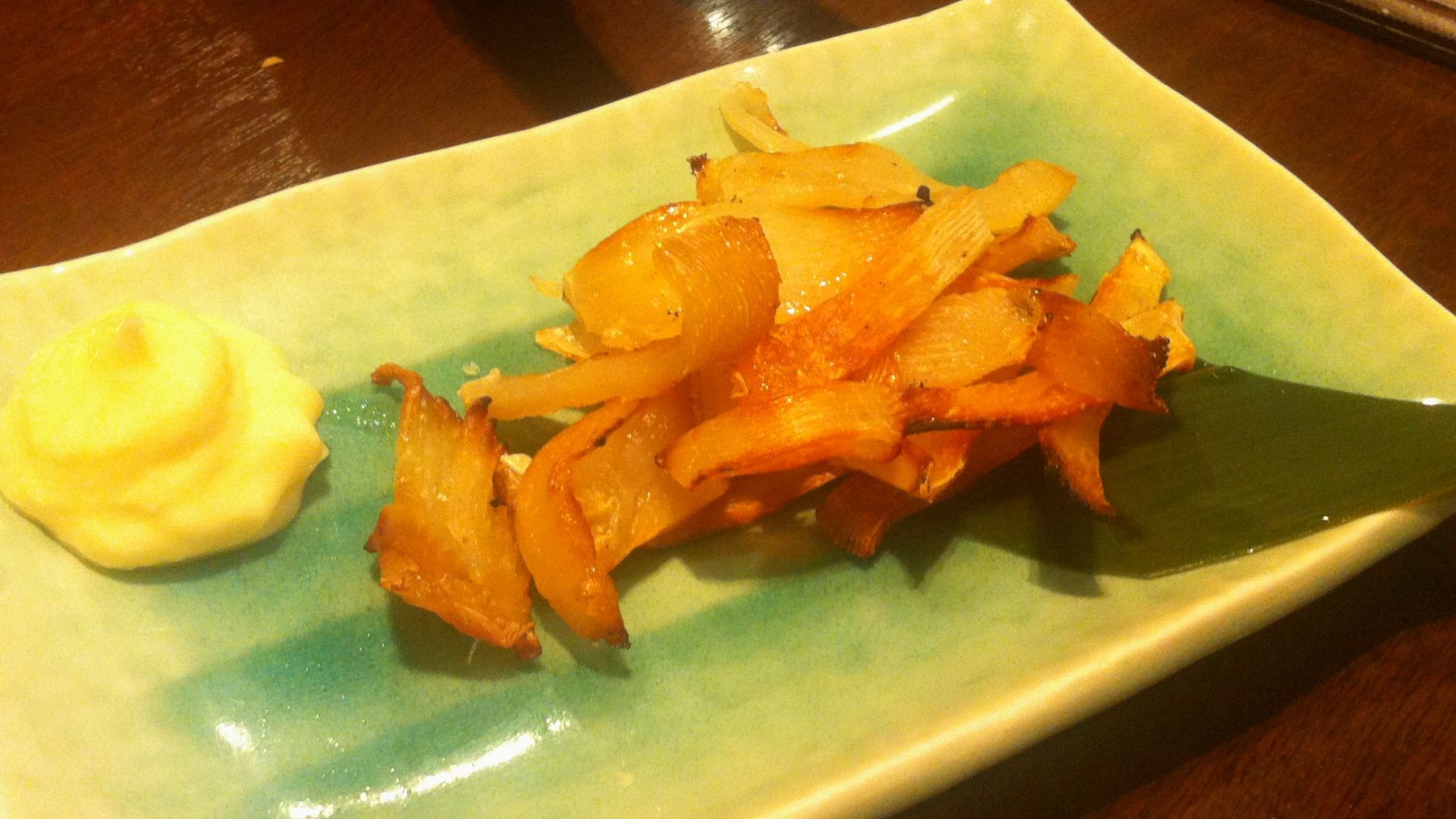 File:Eihire - stingray meat - Japanese pub food - September 2014.jpg