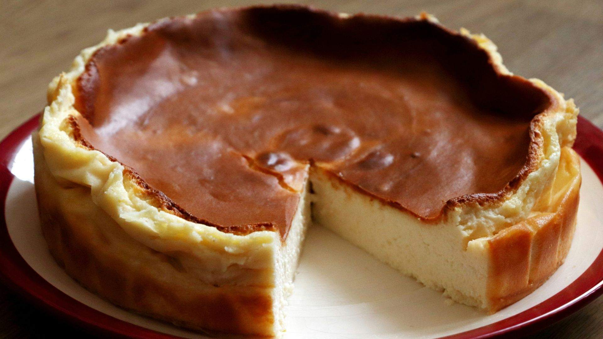 a piece of cake on a plate on a table