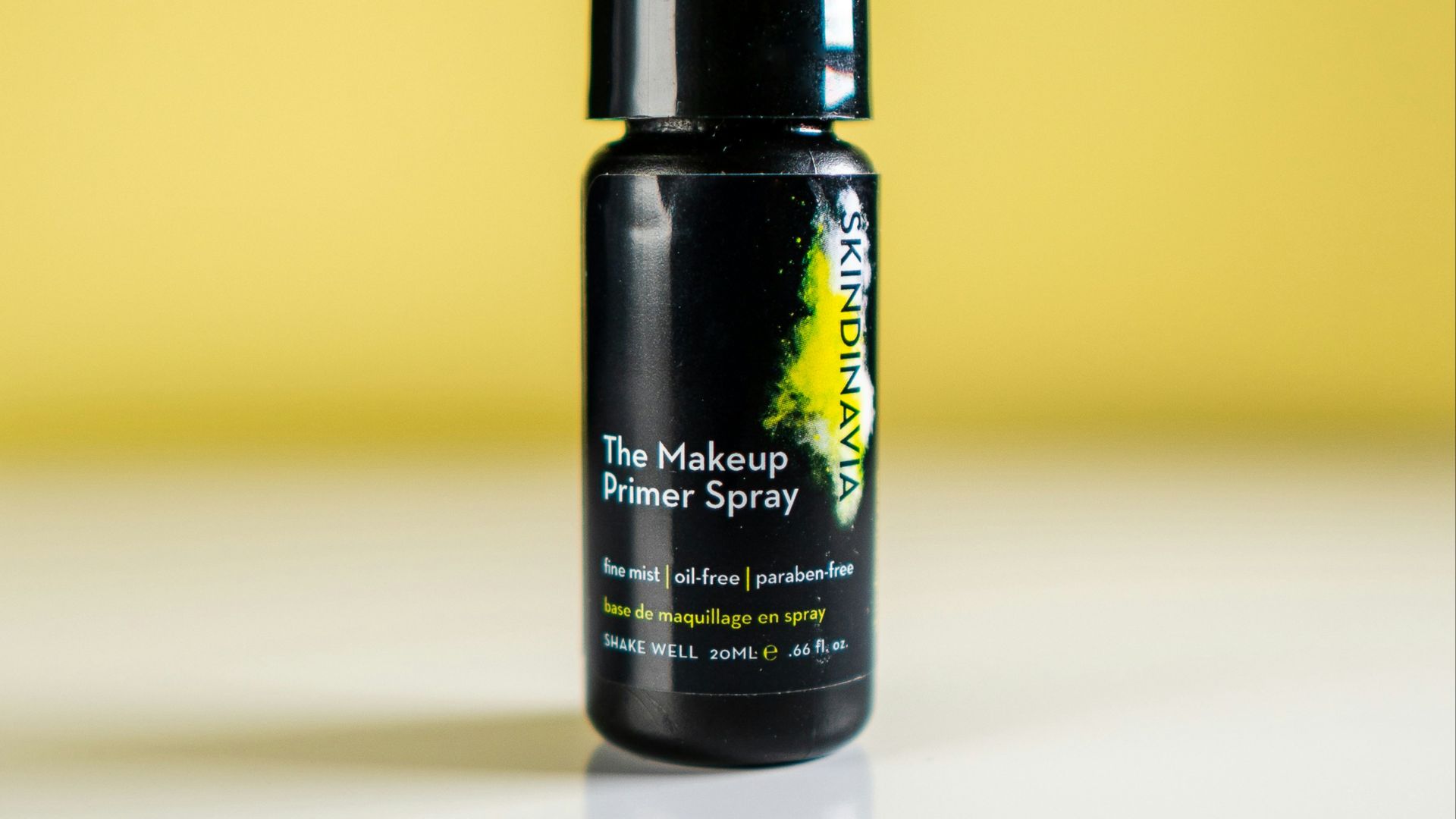 black and white labeled bottle