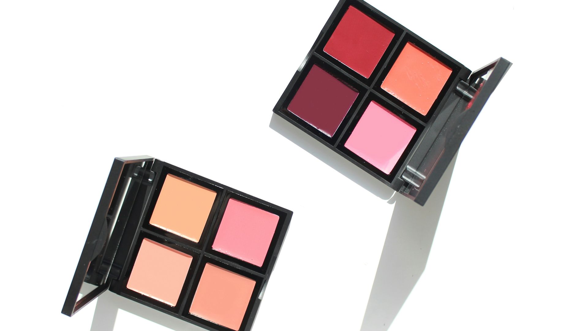 black and red square frame