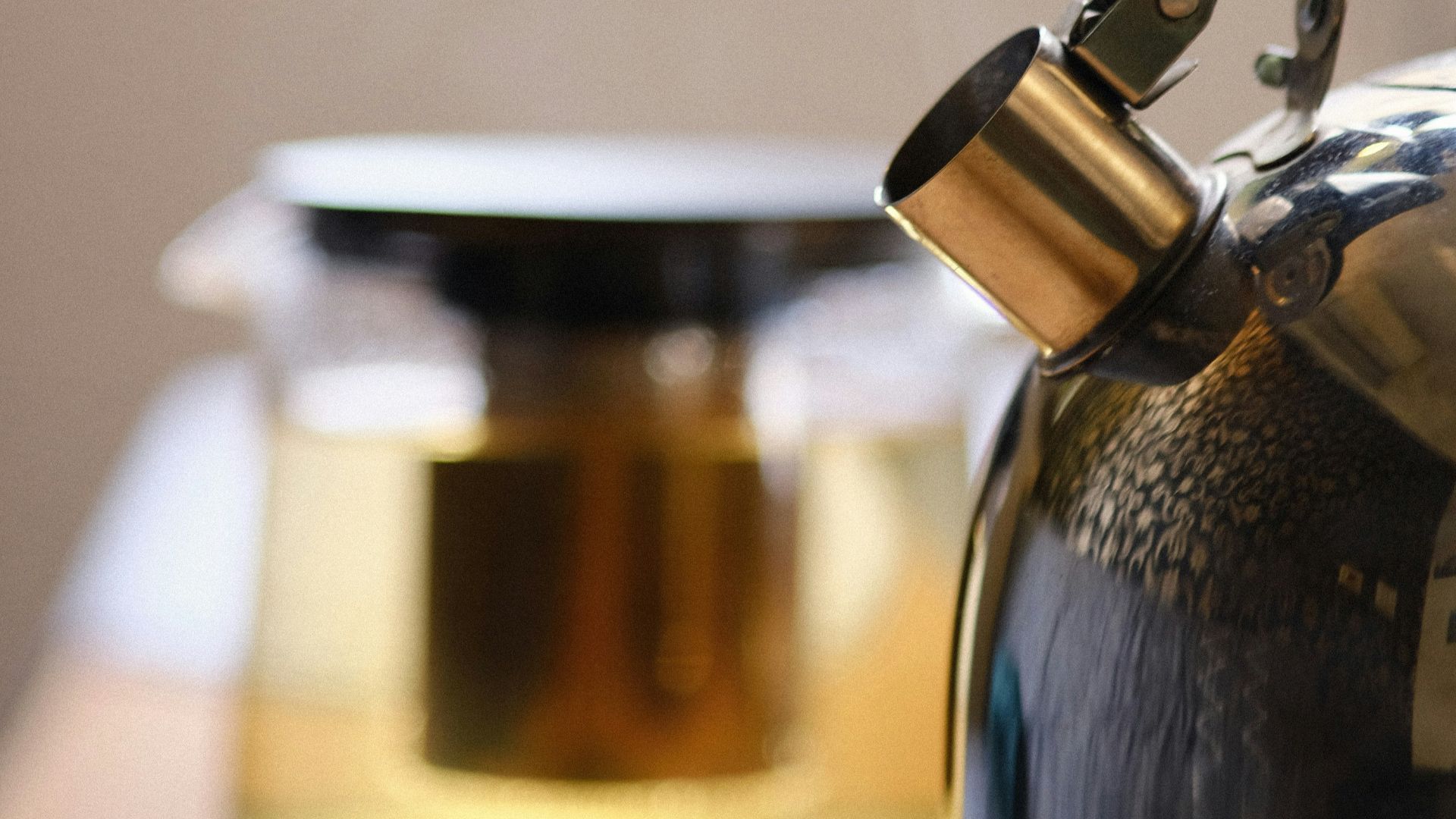 a close up of a bottle on a table