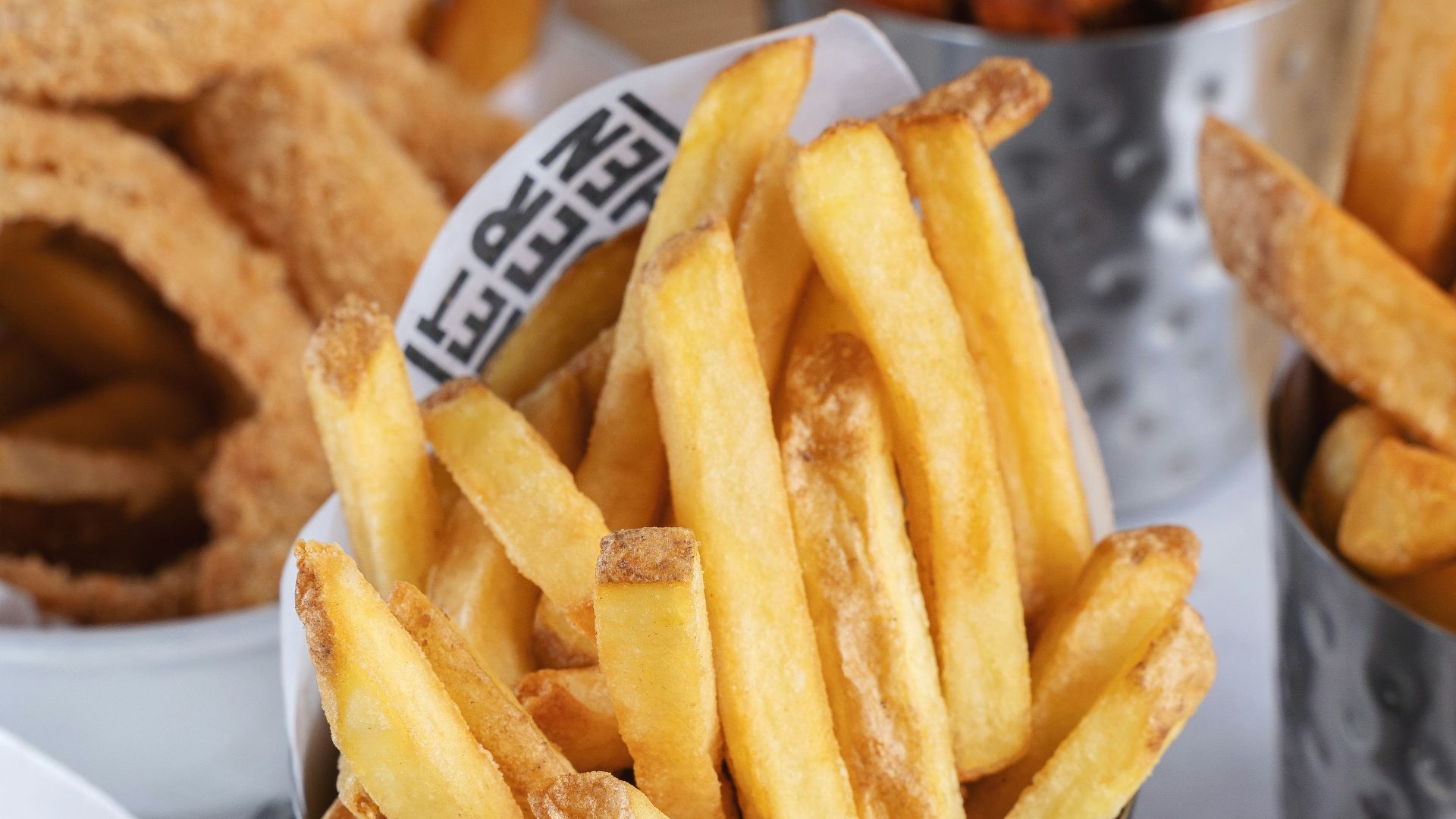french fries on white ceramic plate