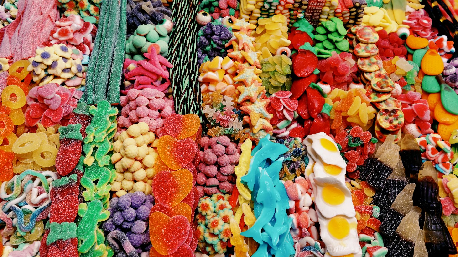 assorted-color fruits on display