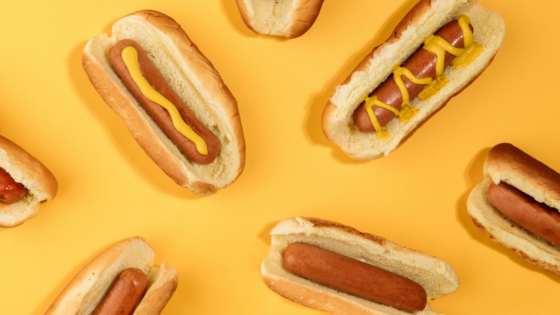 brown bread with hotdog on top