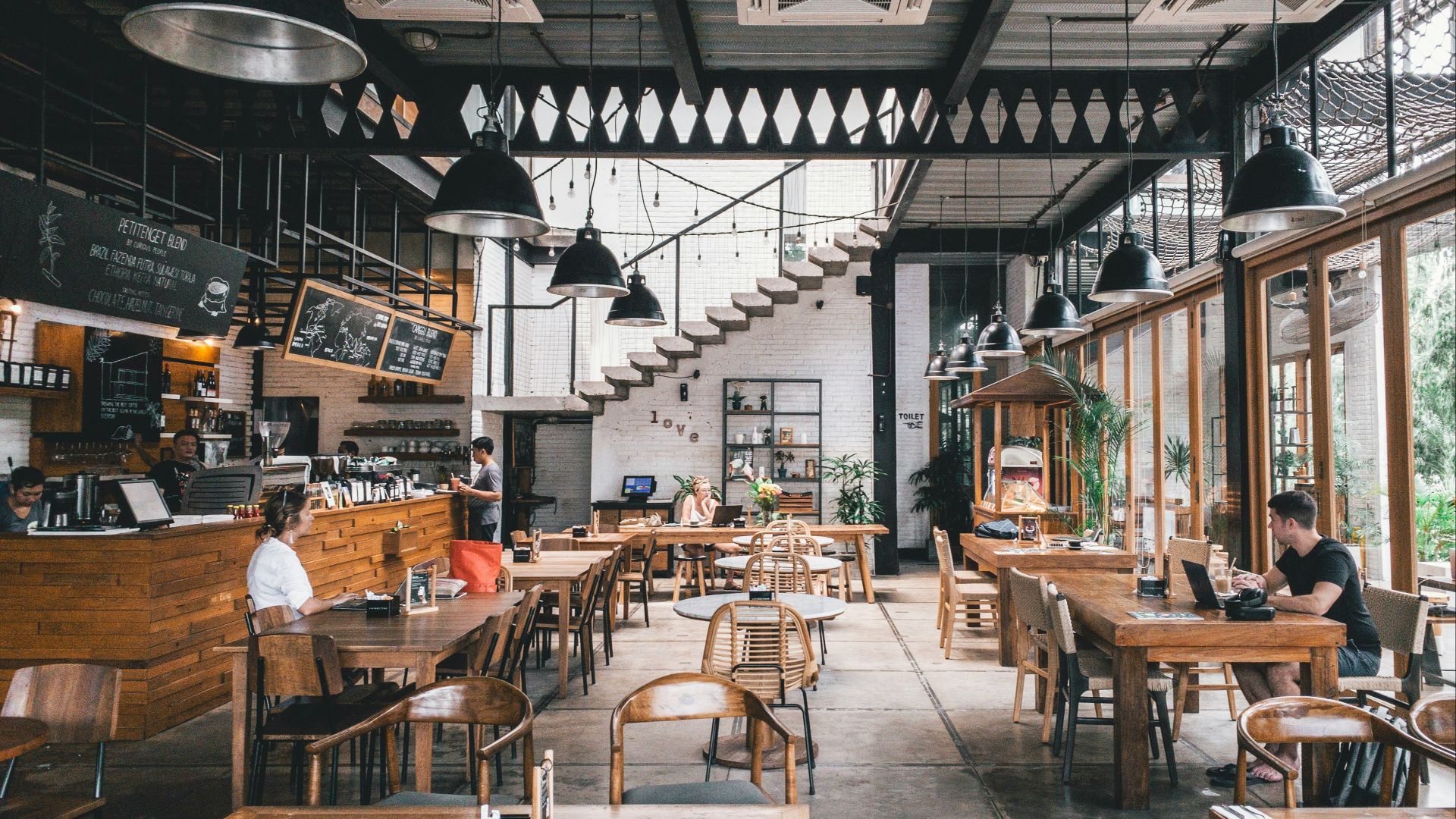 brown and gray concrete store