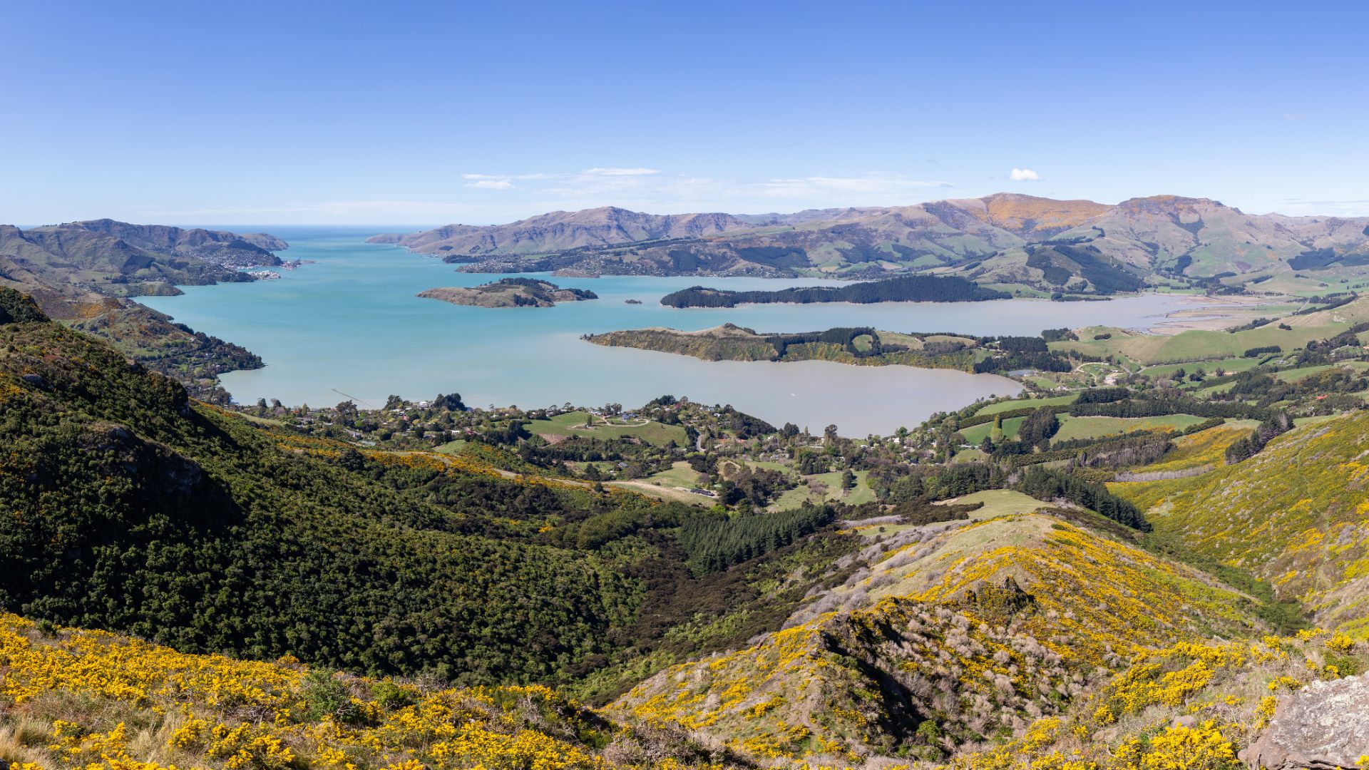 File:Lyttelton Harbour (Whakaraupō) from Mt Ada, Canterbury, New Zealand.jpg