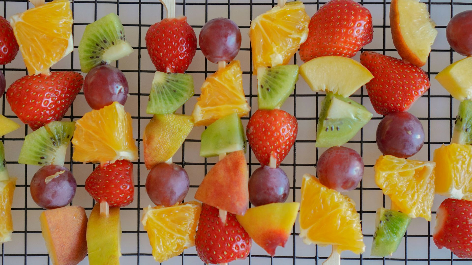 strawberries and yellow citrus fruits