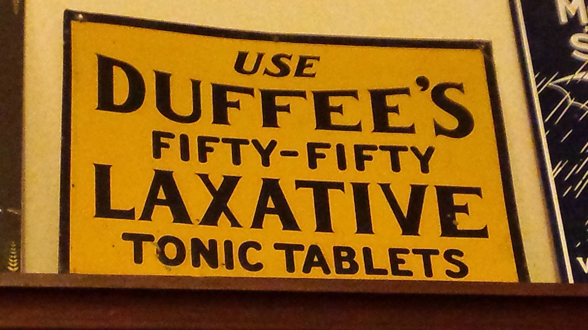 File:DuffeesLaxativeTabletsSign.jpg