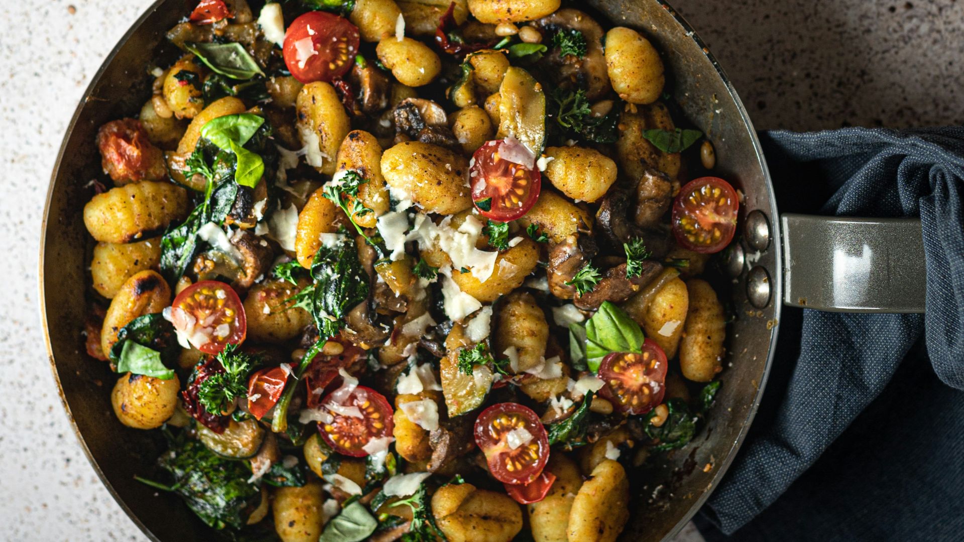 vegetable dish on black round bowl