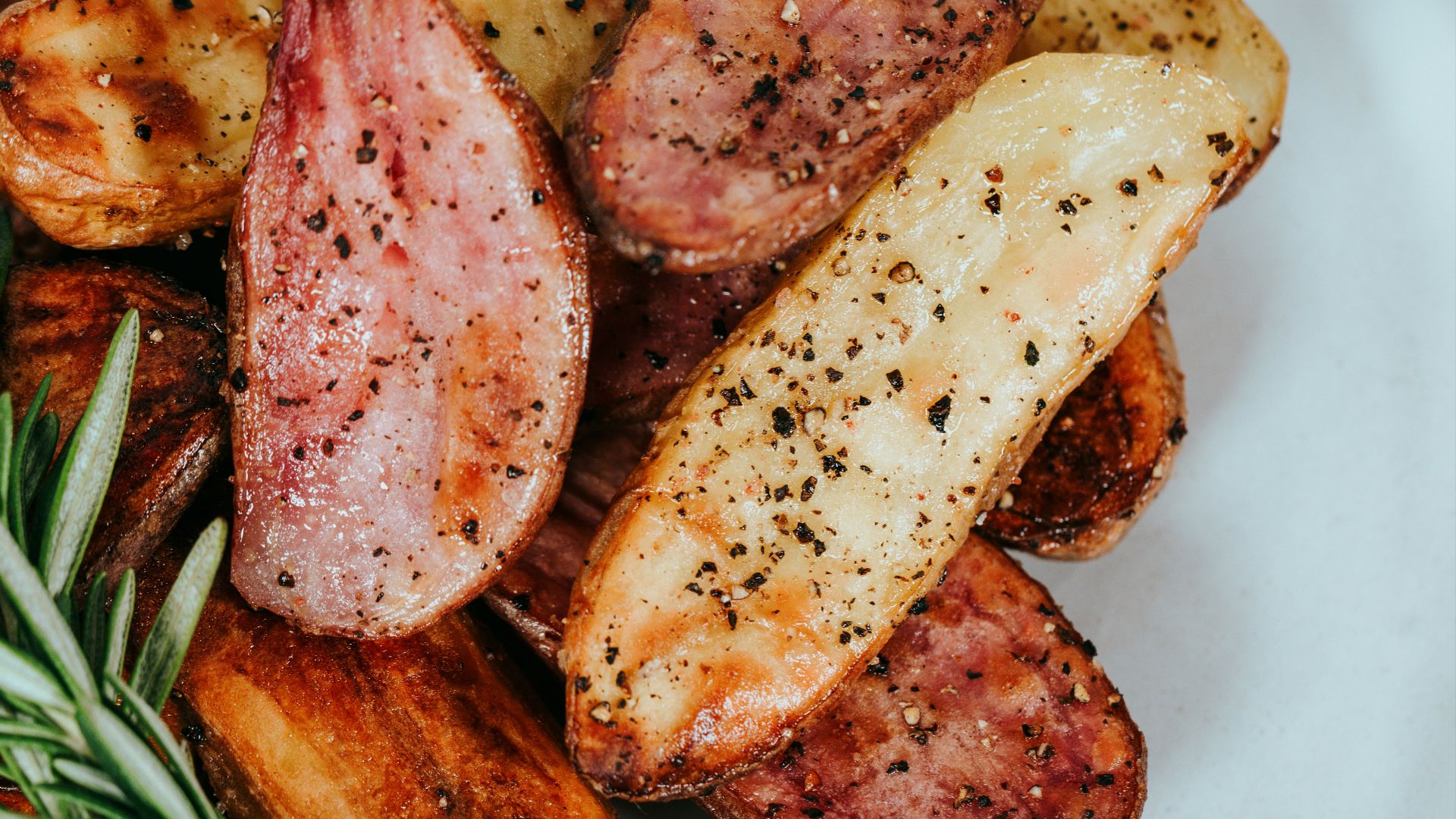 fried food on white ceramic plate