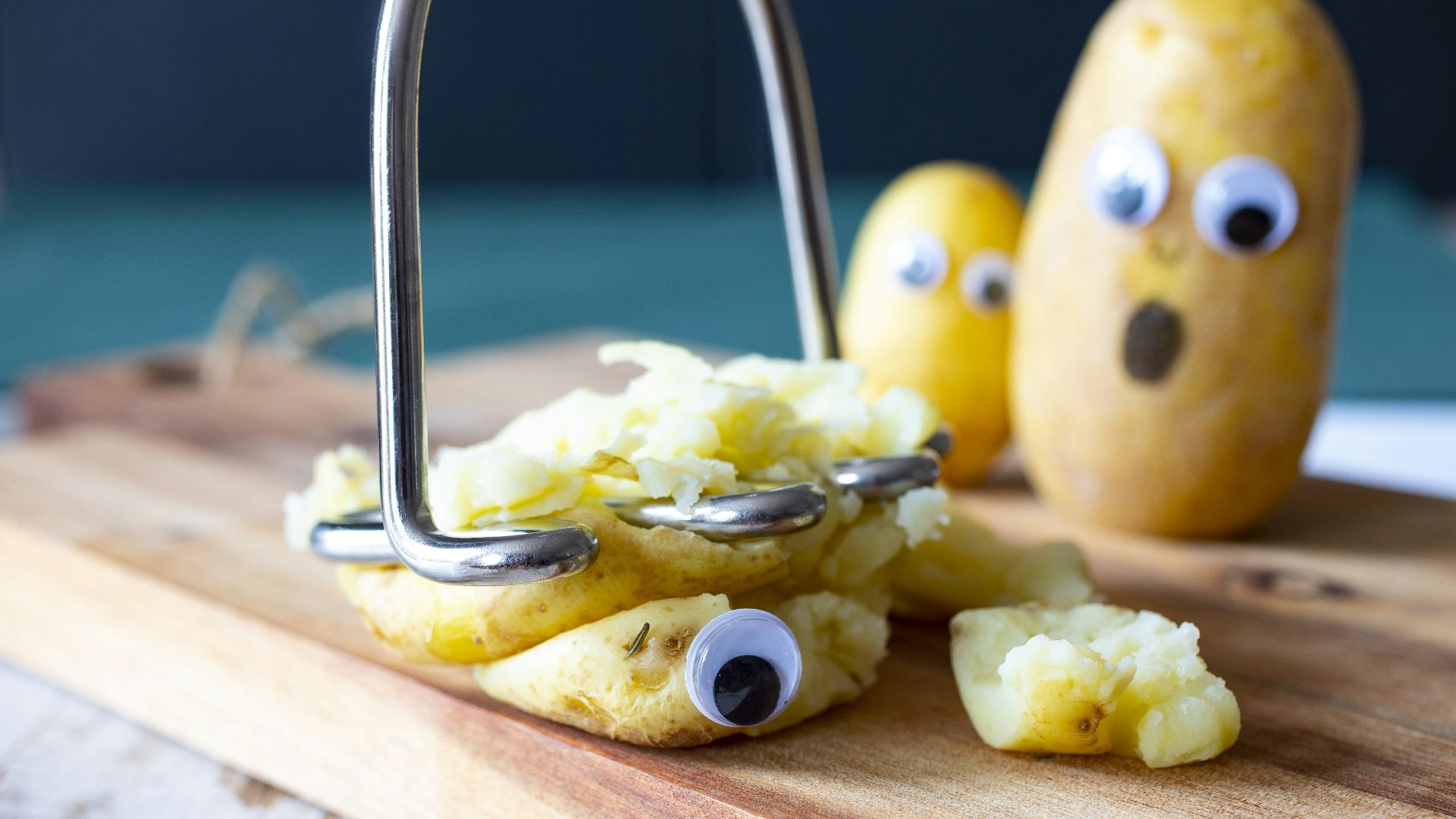 stainless steel tray with yellow food