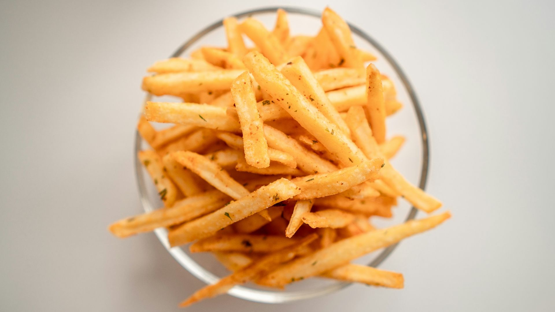 french fries on white ceramic plate