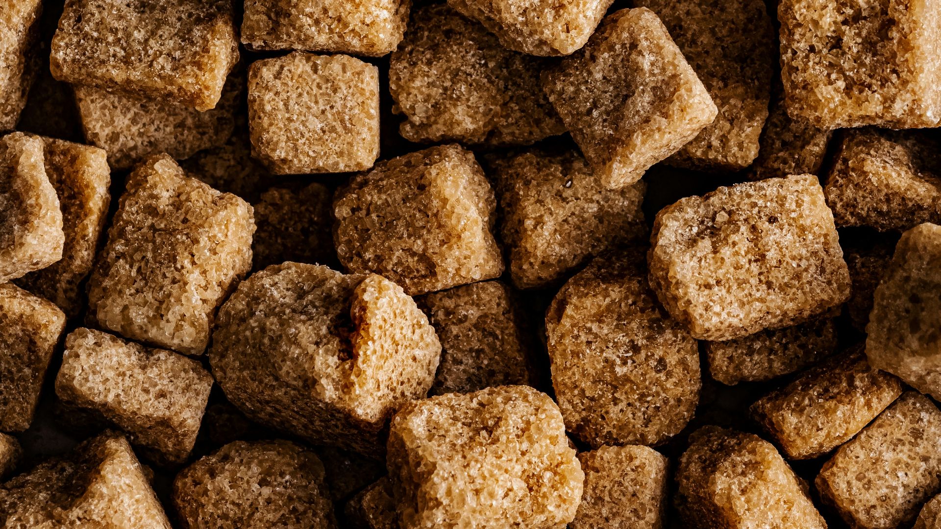 brown and black stone fragments