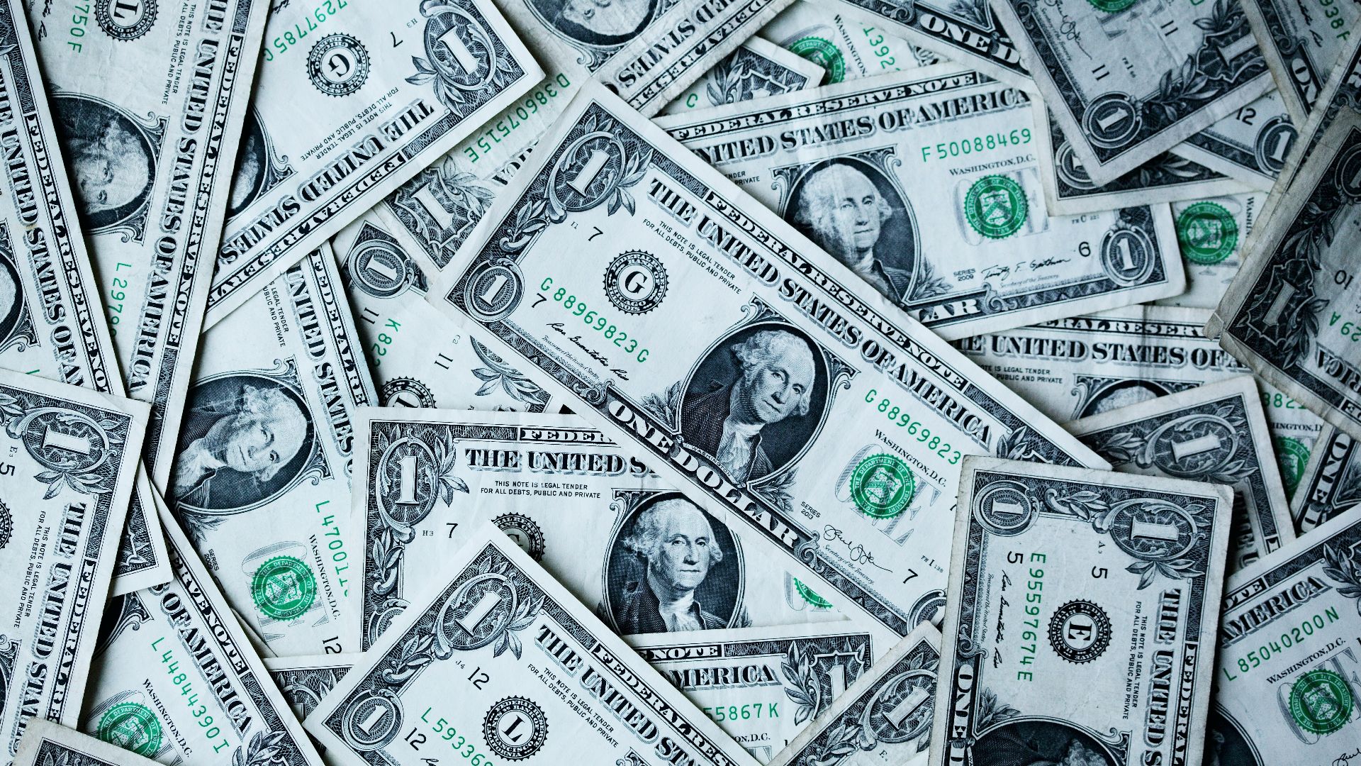 1 U.S.A dollar banknotes