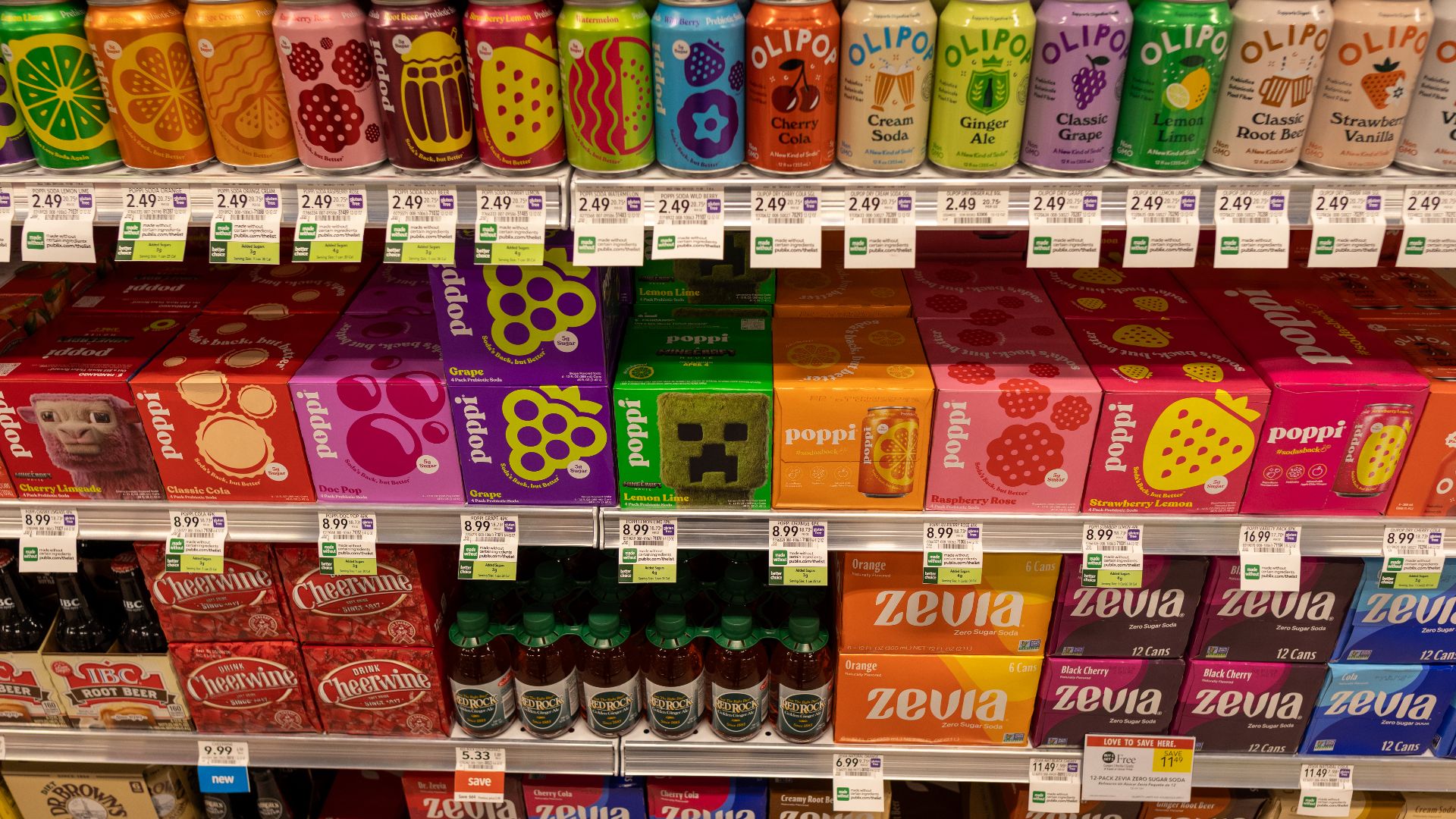 File:Soft drinks at a supermarket.jpg