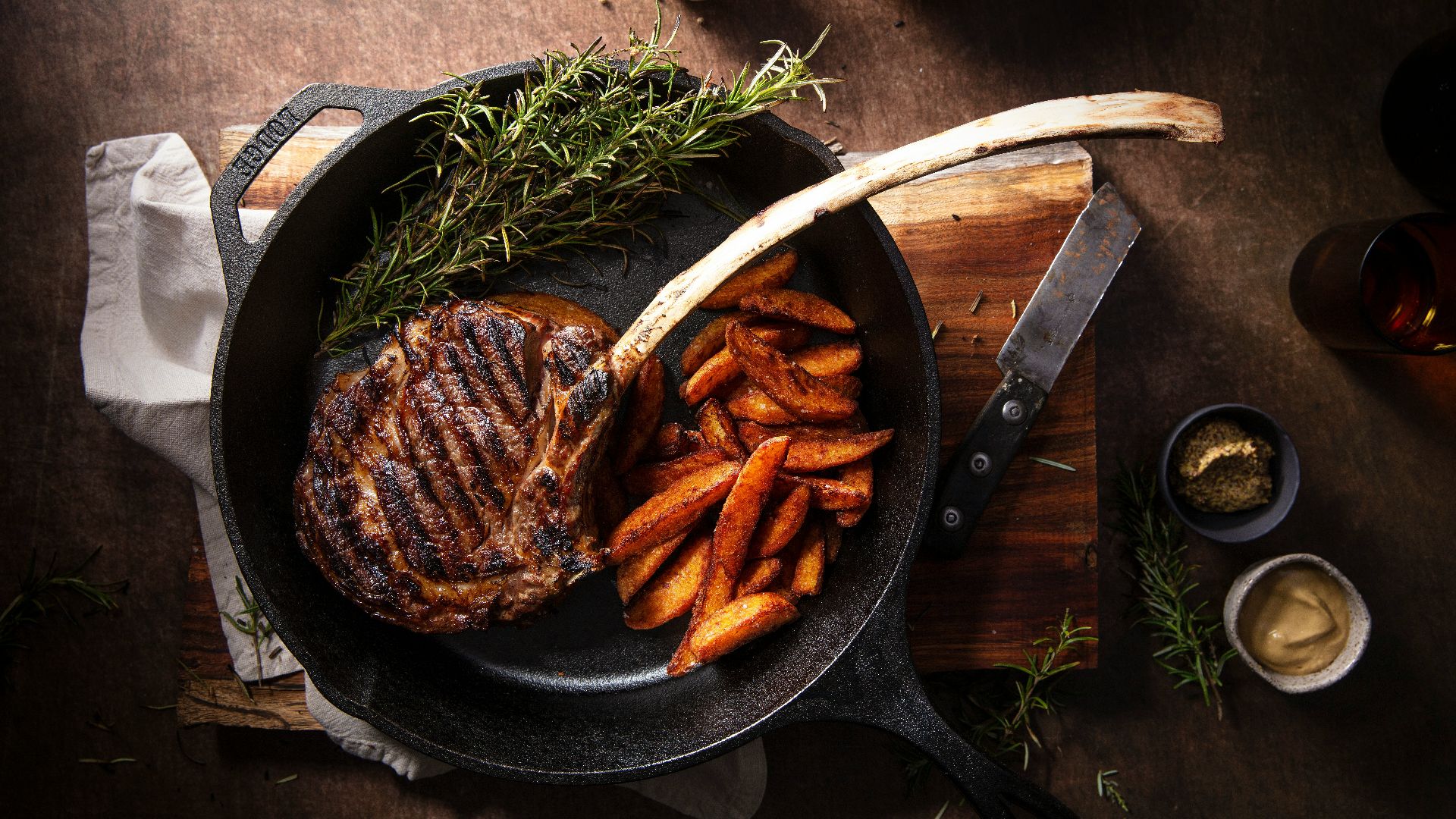 fried food on black pan