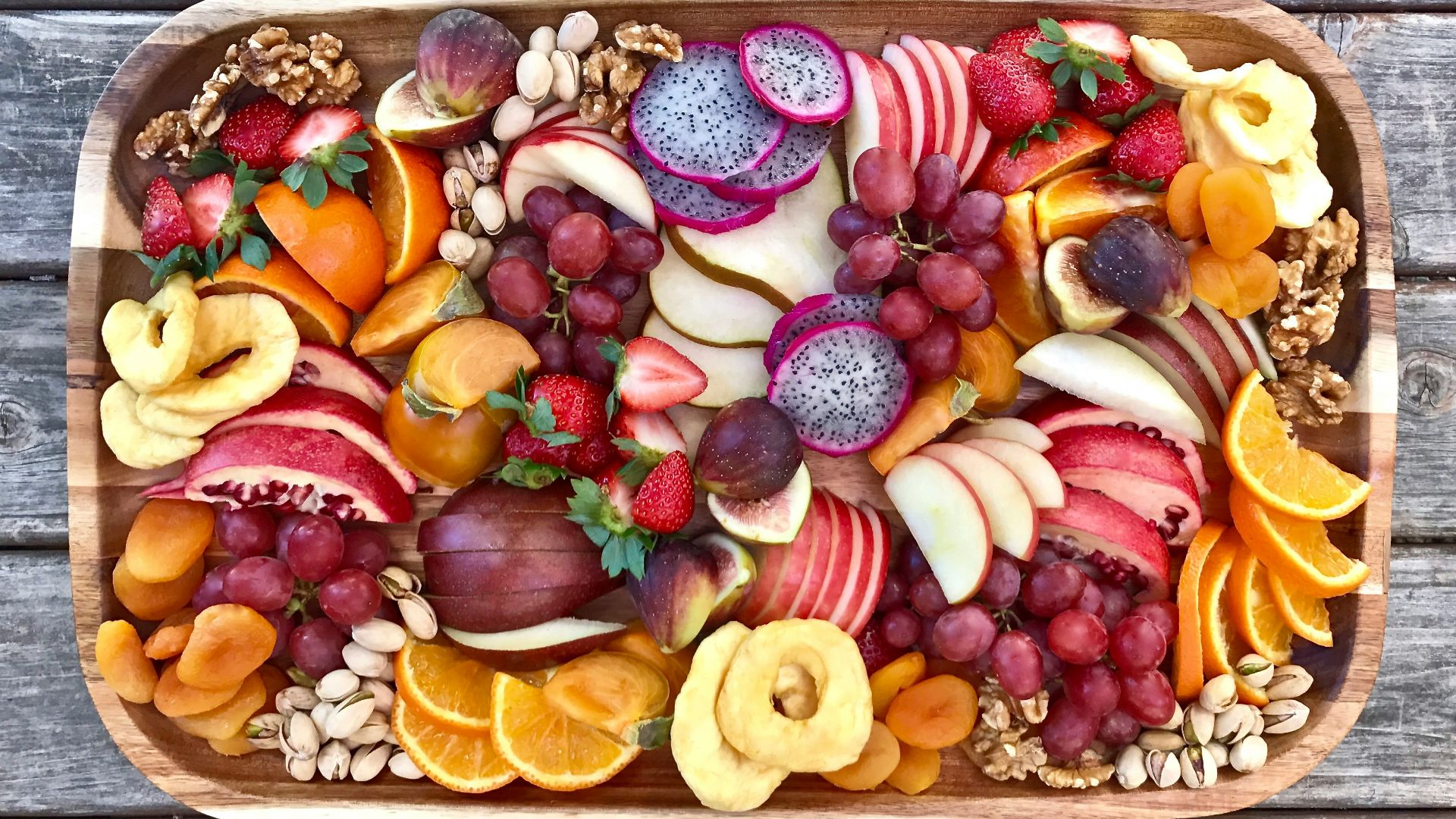 variety of sliced fruits on tray