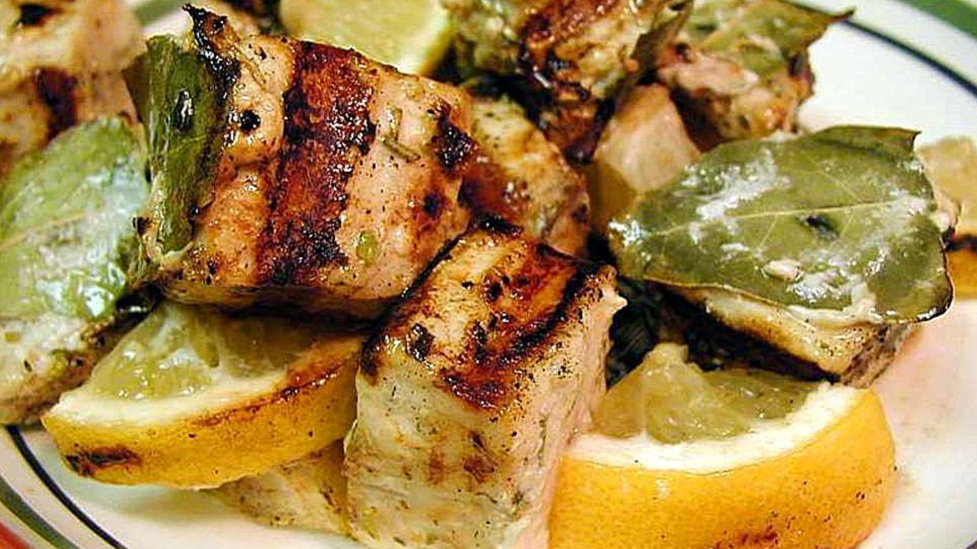 File:Swordfish lemon bayleaf cooking dinner grilled food.jpg