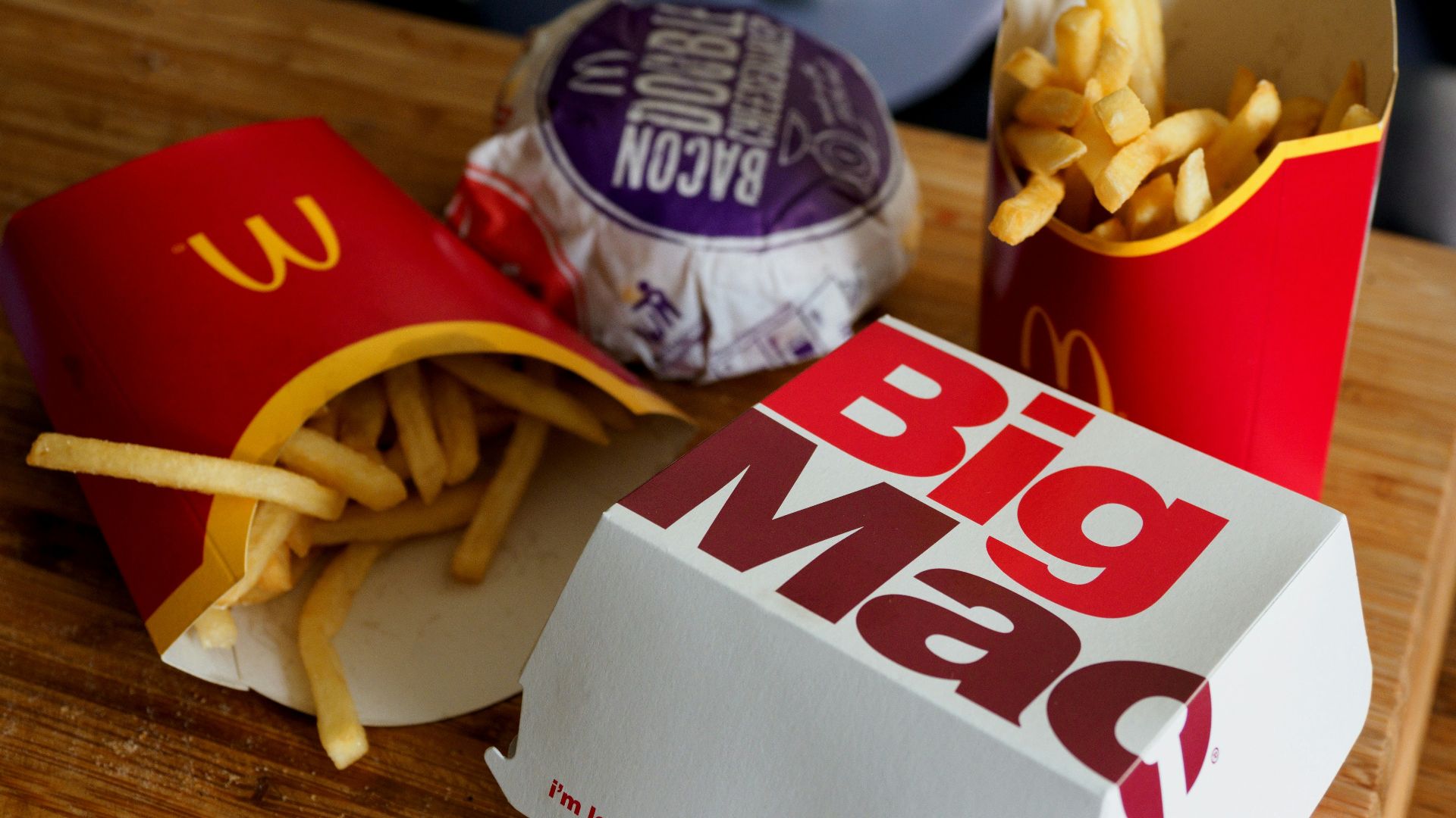 a tray of food on a table