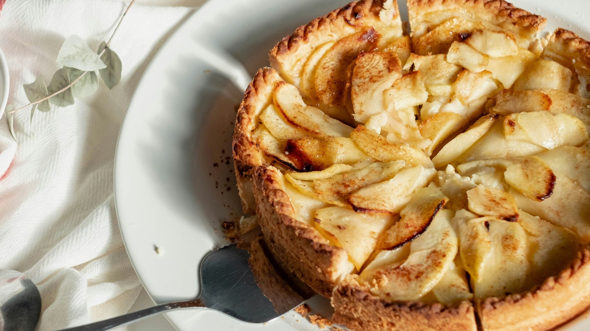 brown desert on white ceramic plate