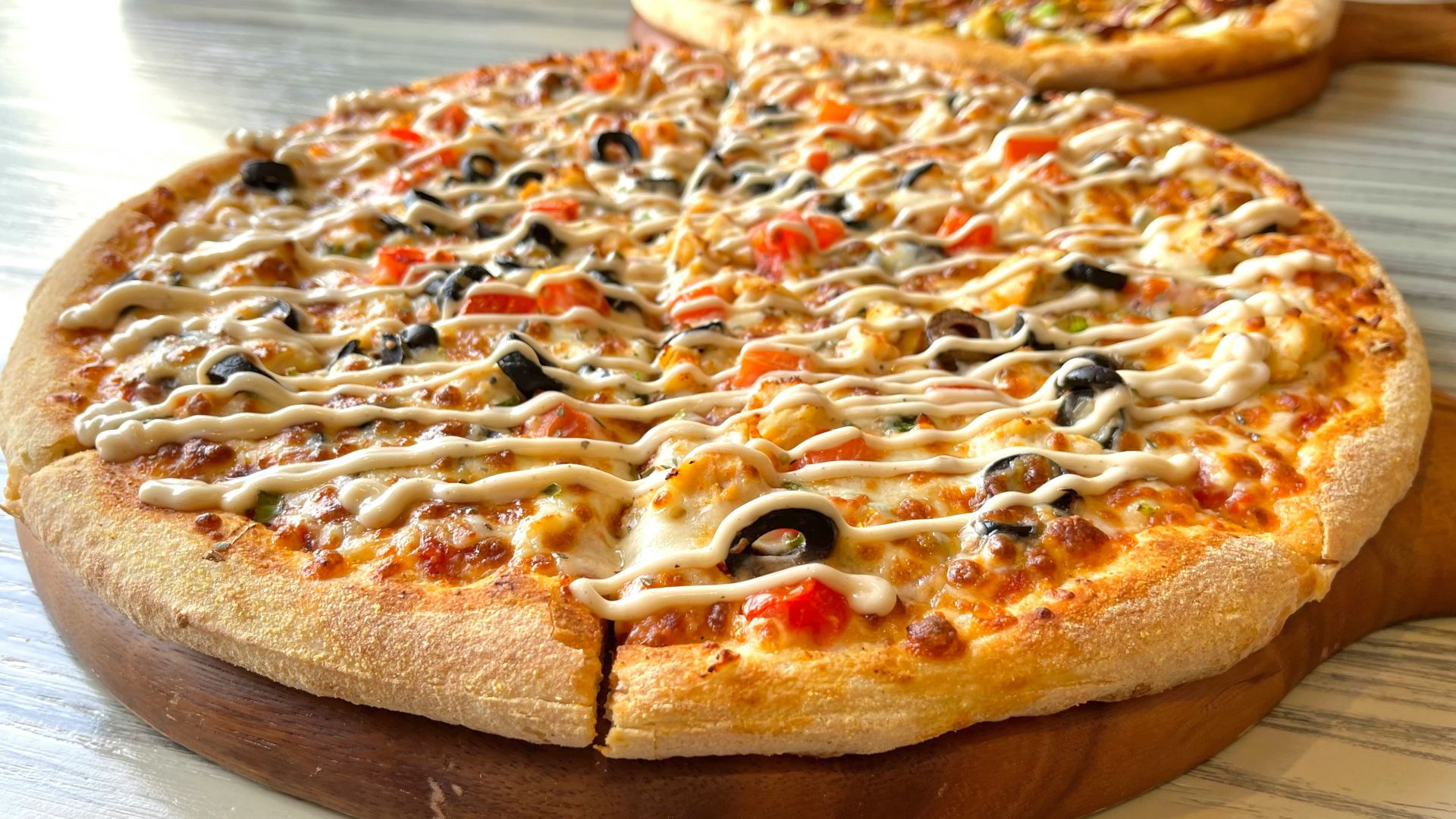 pizza with pepperoni and cheese