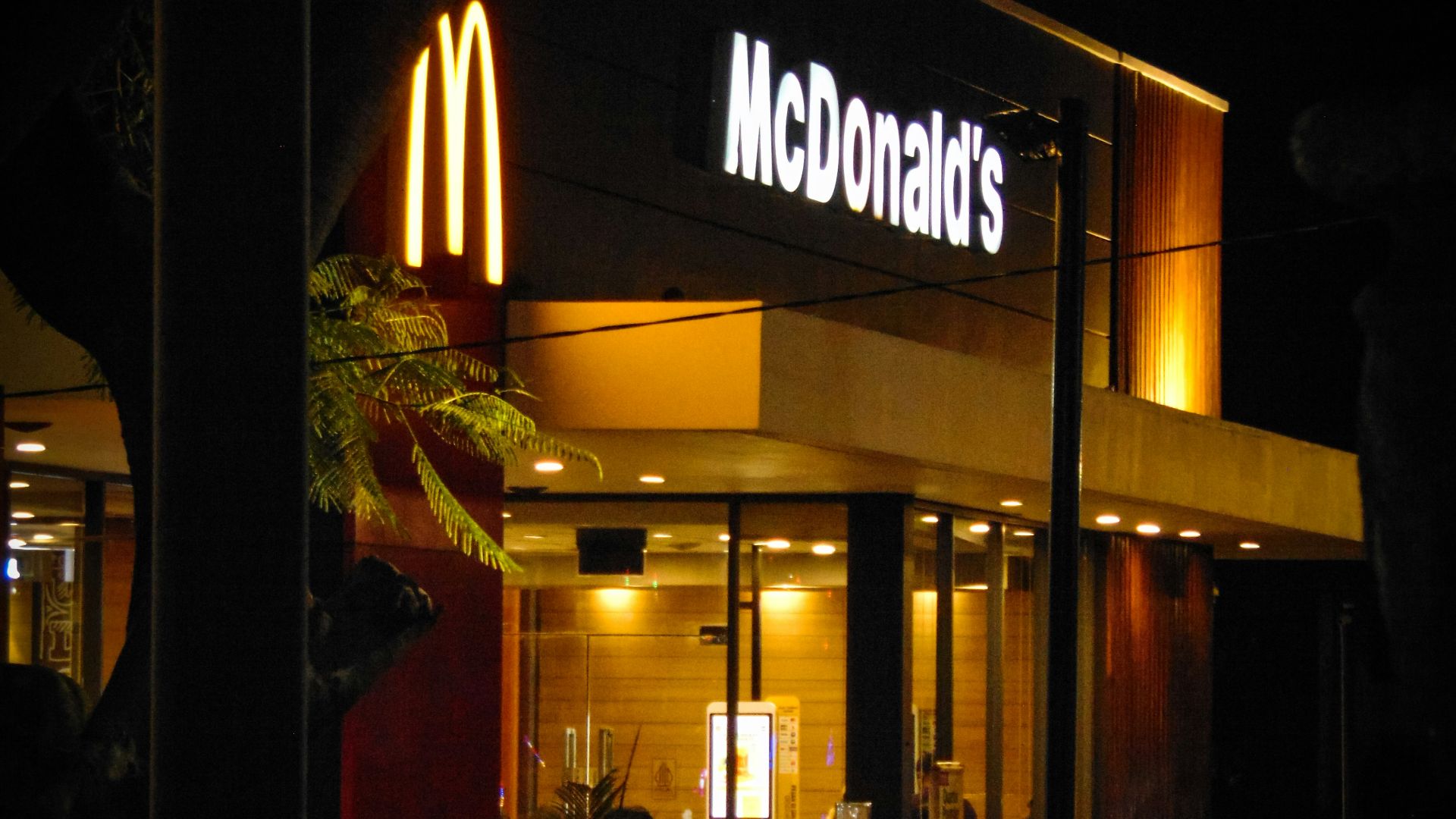 a building with a sign on the front