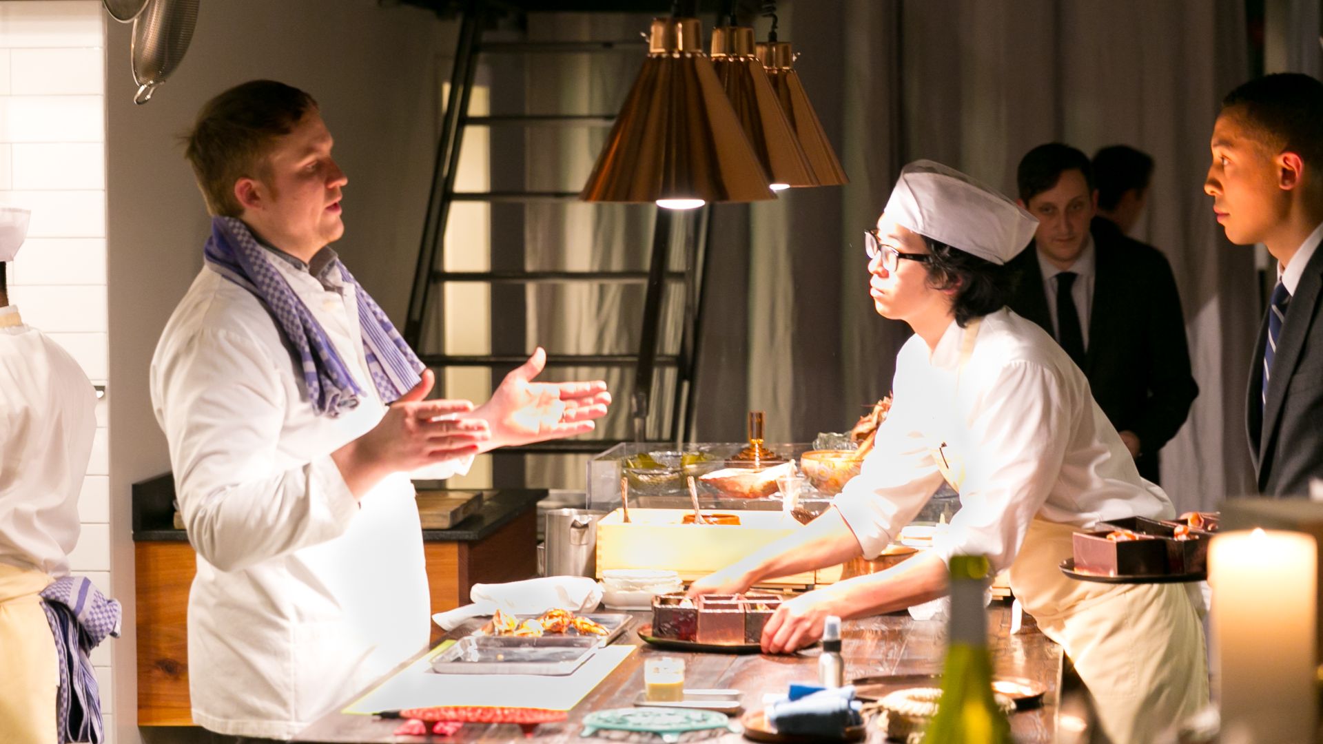 File:Chef Joshua Skenes Inside the Chef's Counter Kitchen 2.jpg