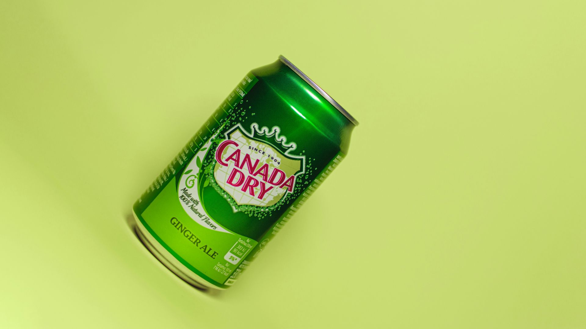 canada dry ginger ale can