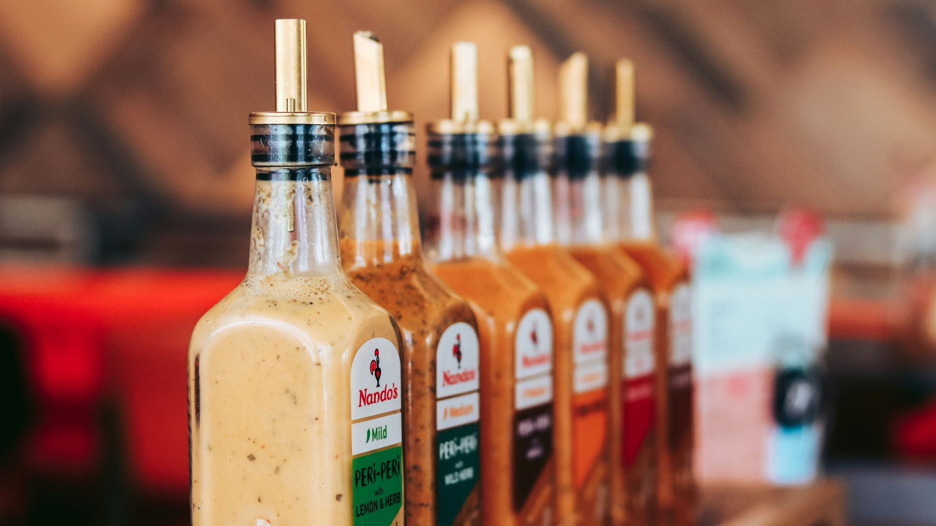 white and brown labeled bottle