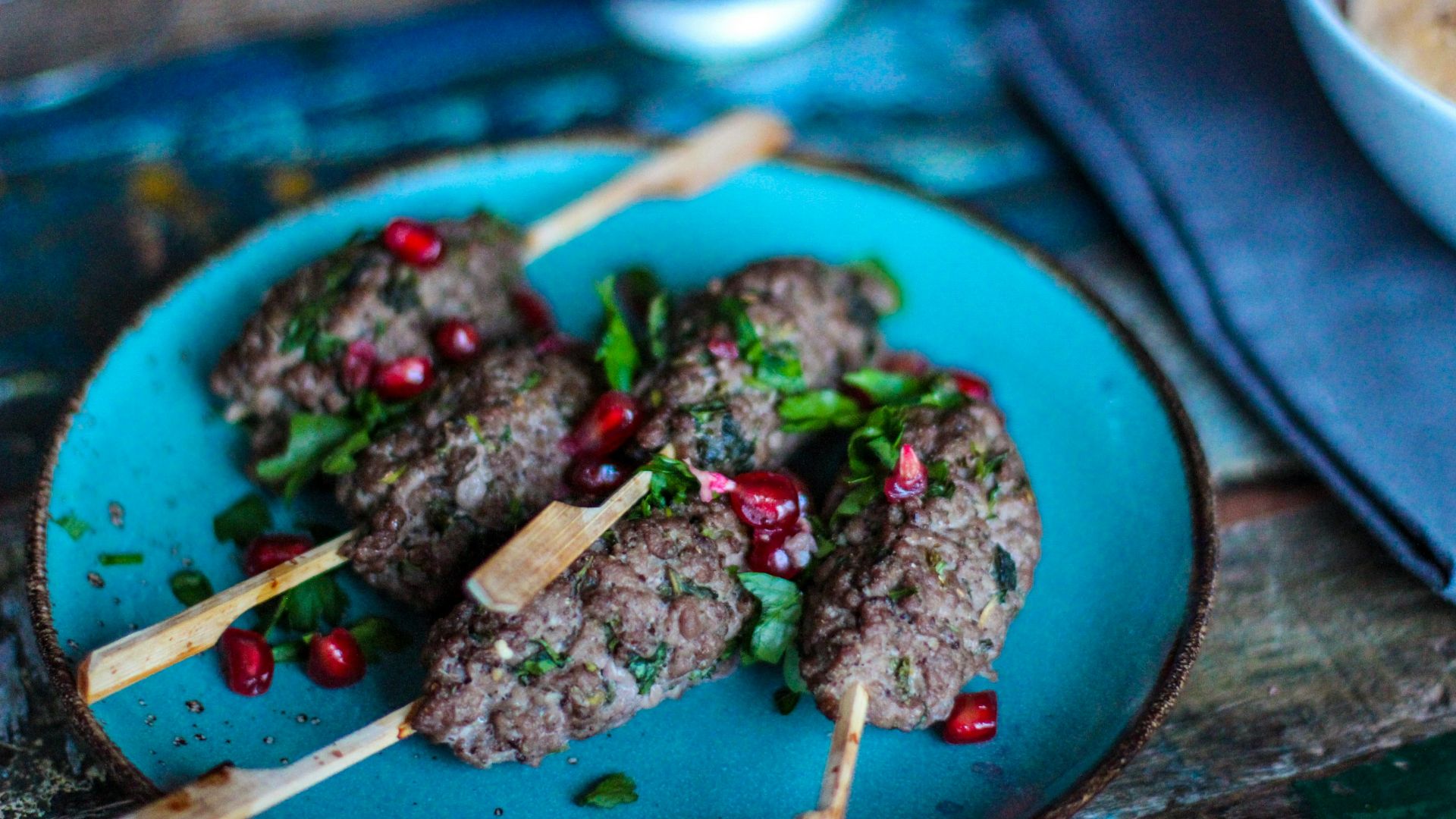 grilled meats on plate