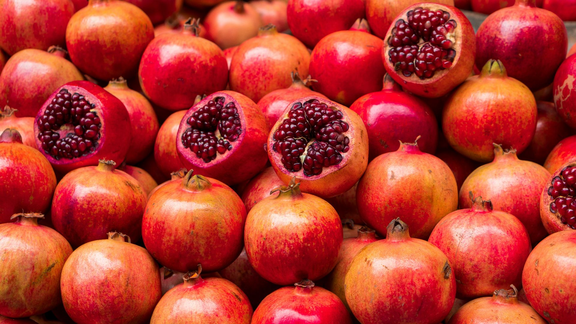 pomegranate fruits