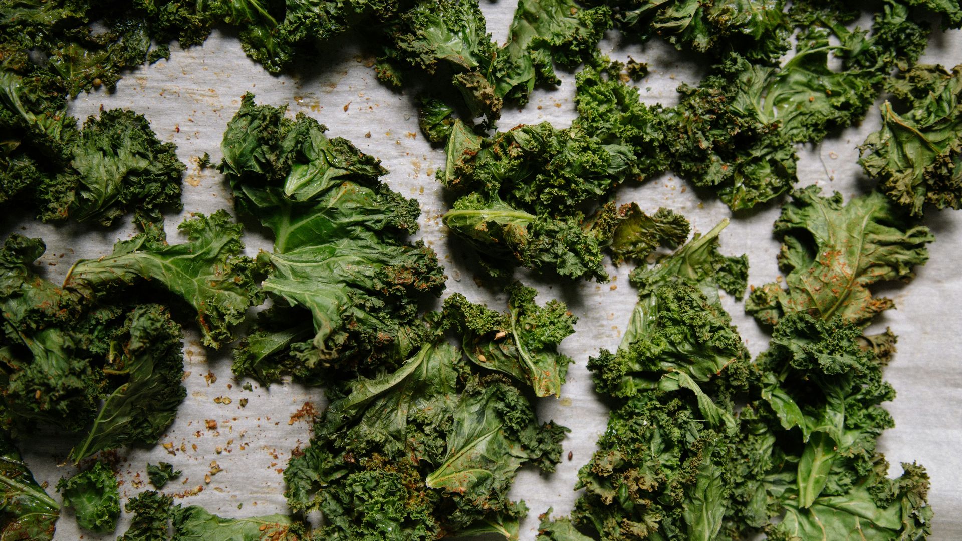 green vegetables on top of white board