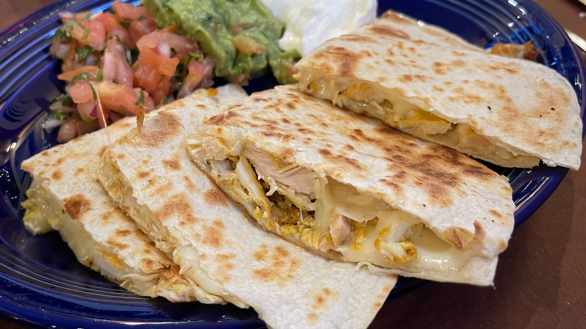 File:Chicken quesadilla - La Casa Restaurant - August 2023 - Sarah Stierch.jpg